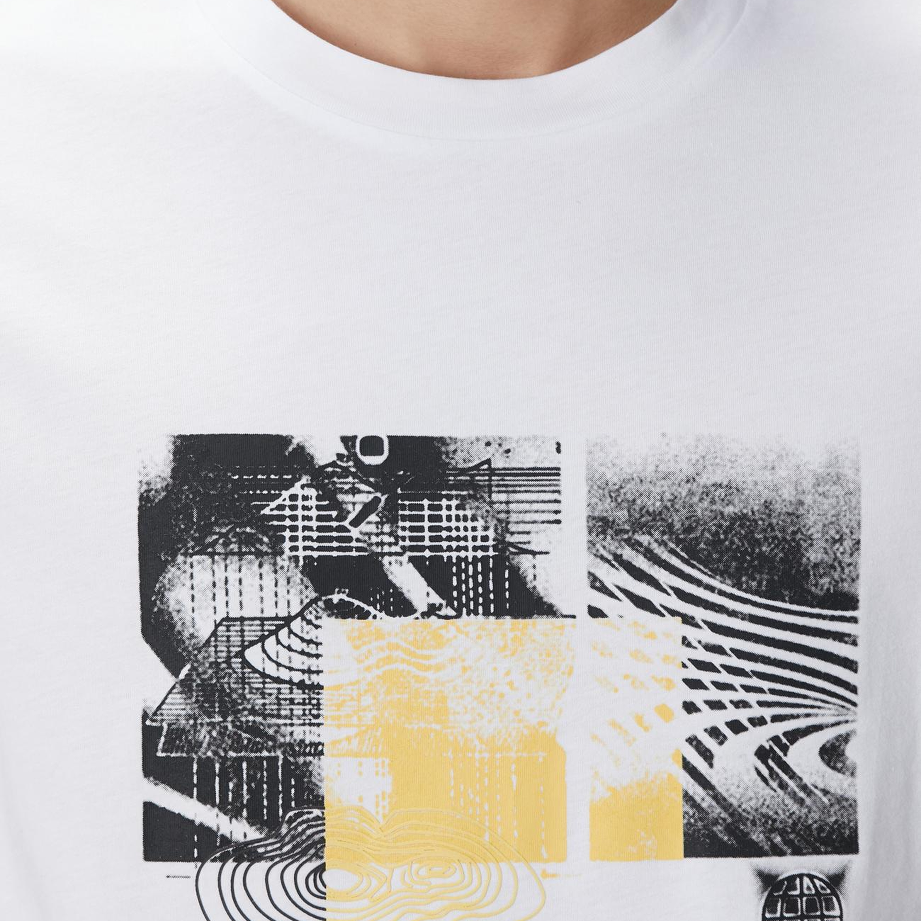 Network Erkek N-Tech Beyaz T-Shirt