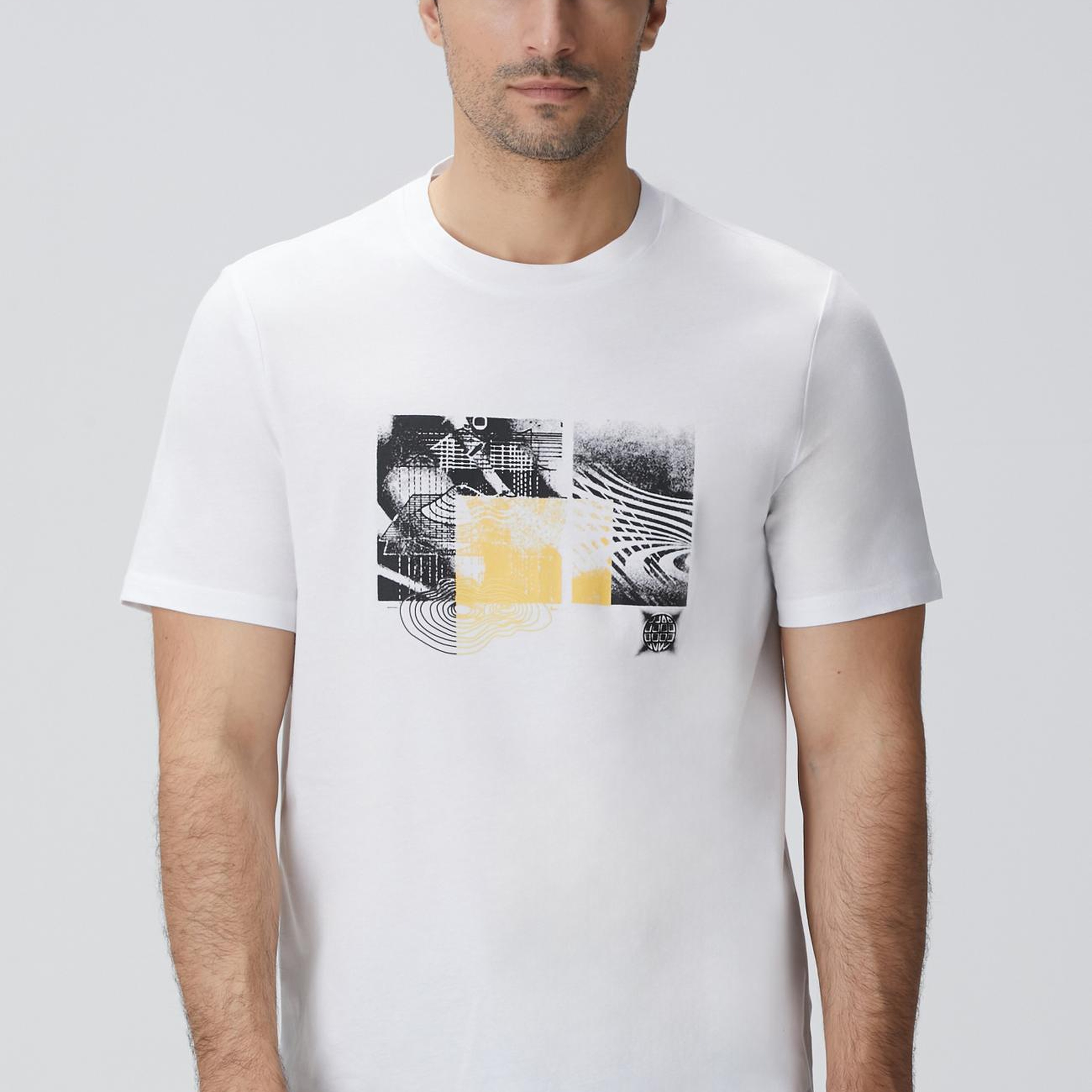 Network Erkek N-Tech Beyaz T-Shirt