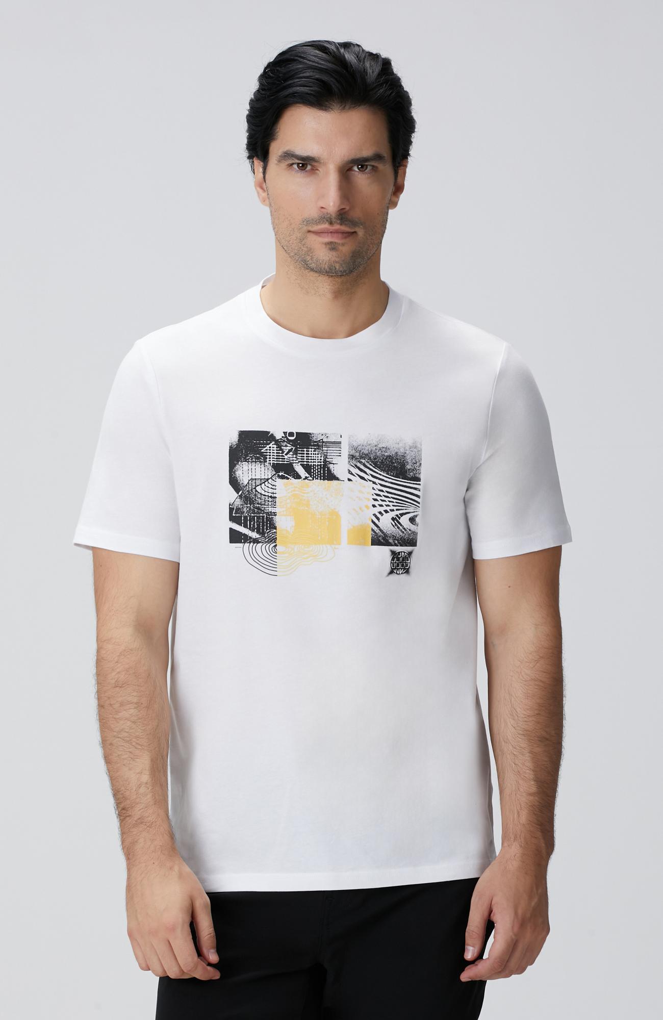 Network Erkek N-Tech Beyaz T-Shirt