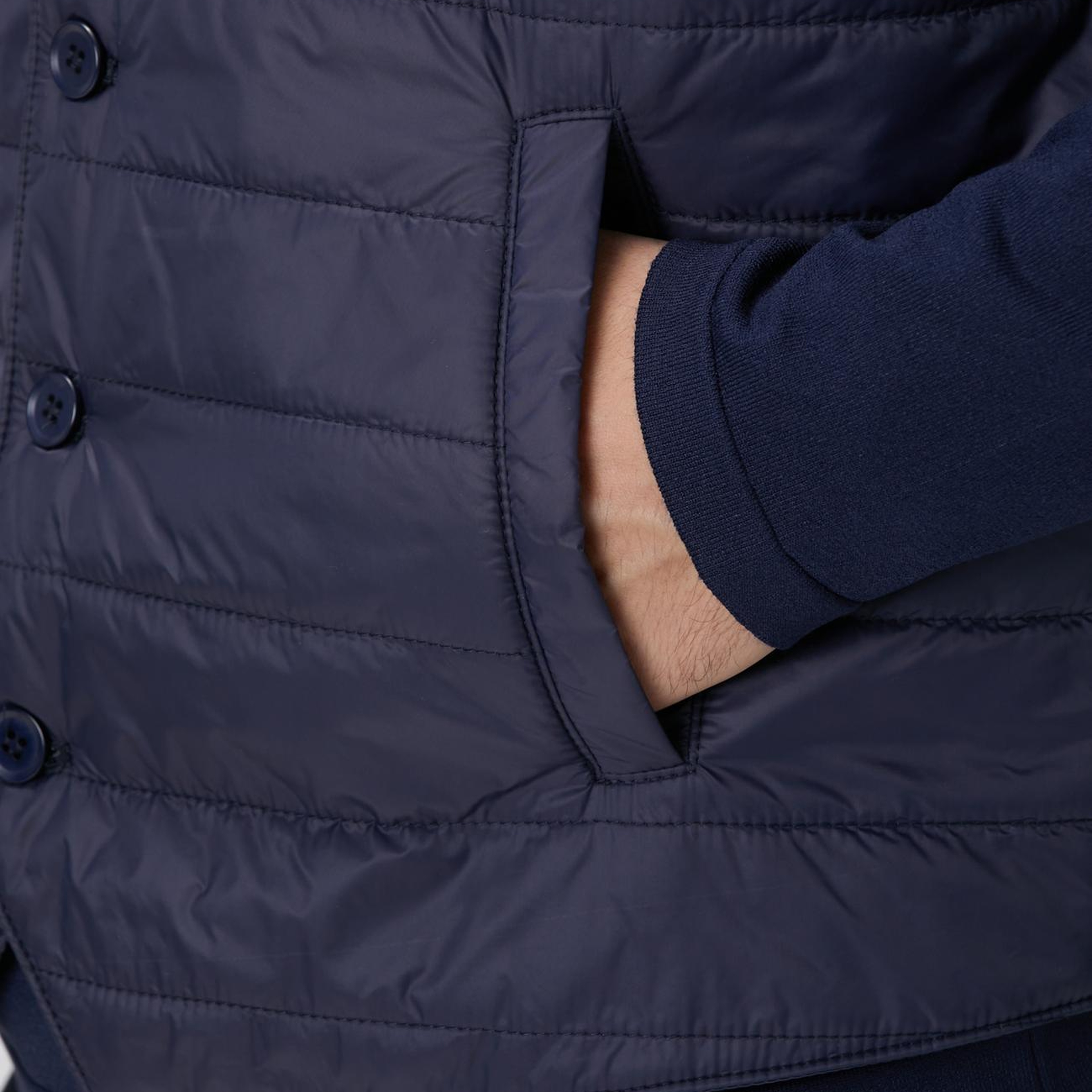 Network Erkek Lacivert Puffer Casual Yelek