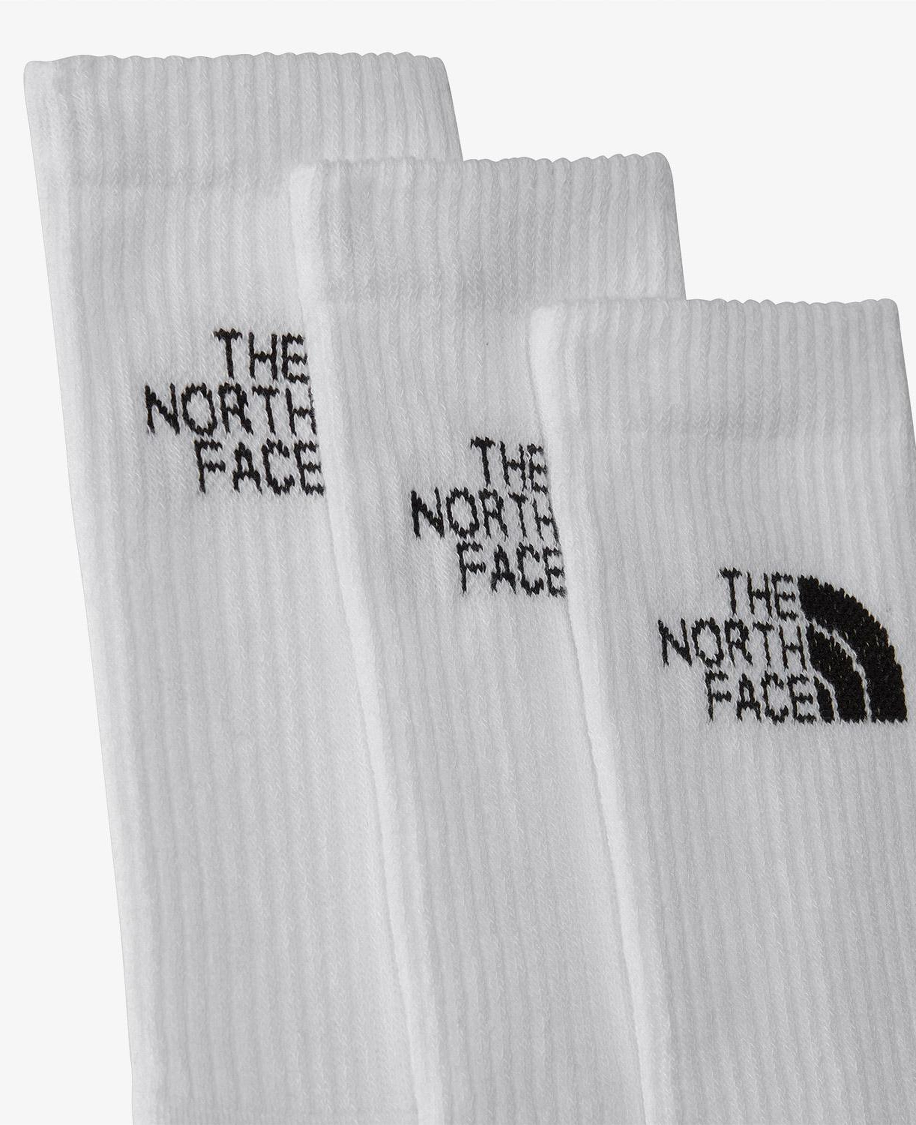 The North Face Multi Sport Cushion Crew 3'lü Unisex Beyaz Çorap