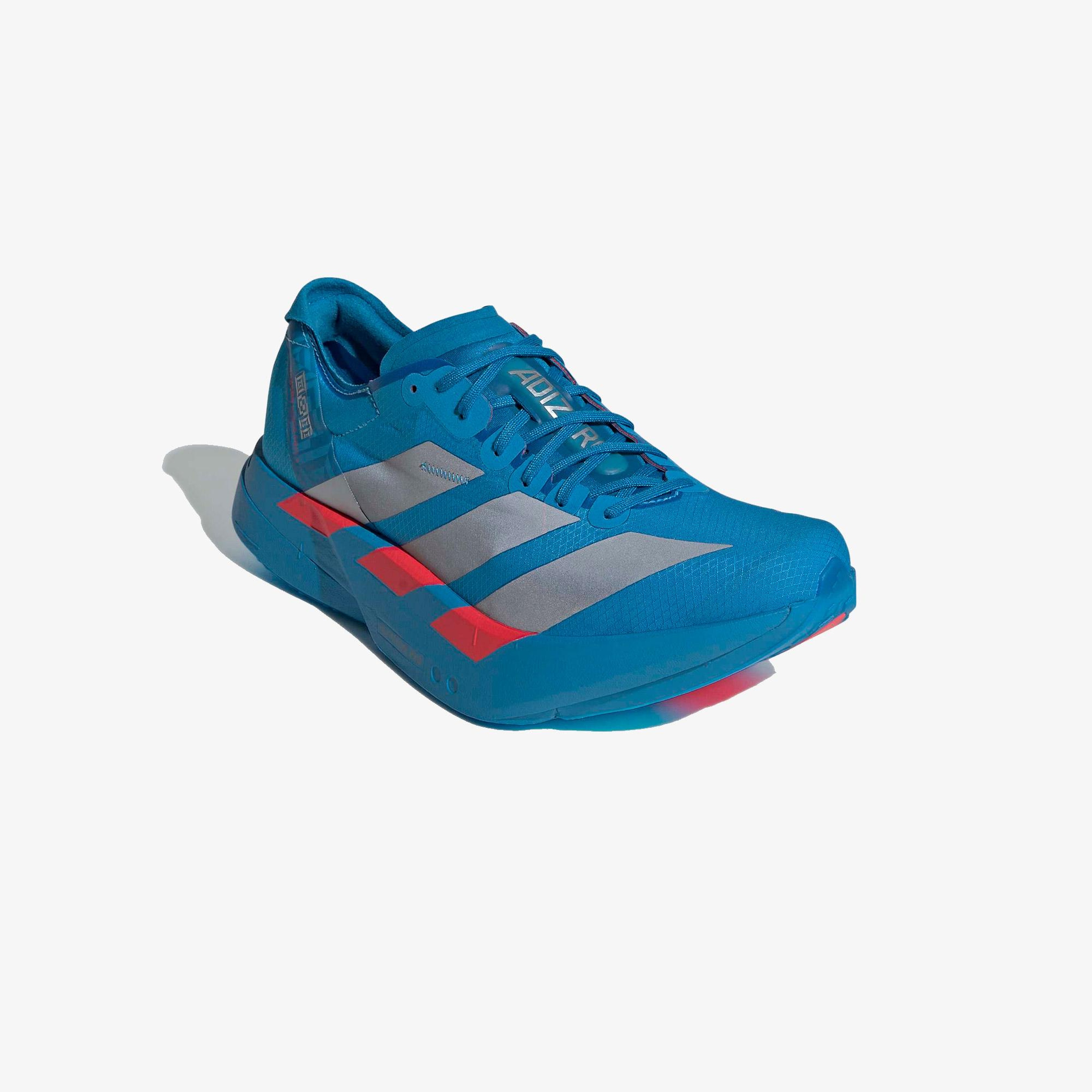 adidas Adizero Adios Pro 4 Erkek Mavi Koşu Ayakkabısı