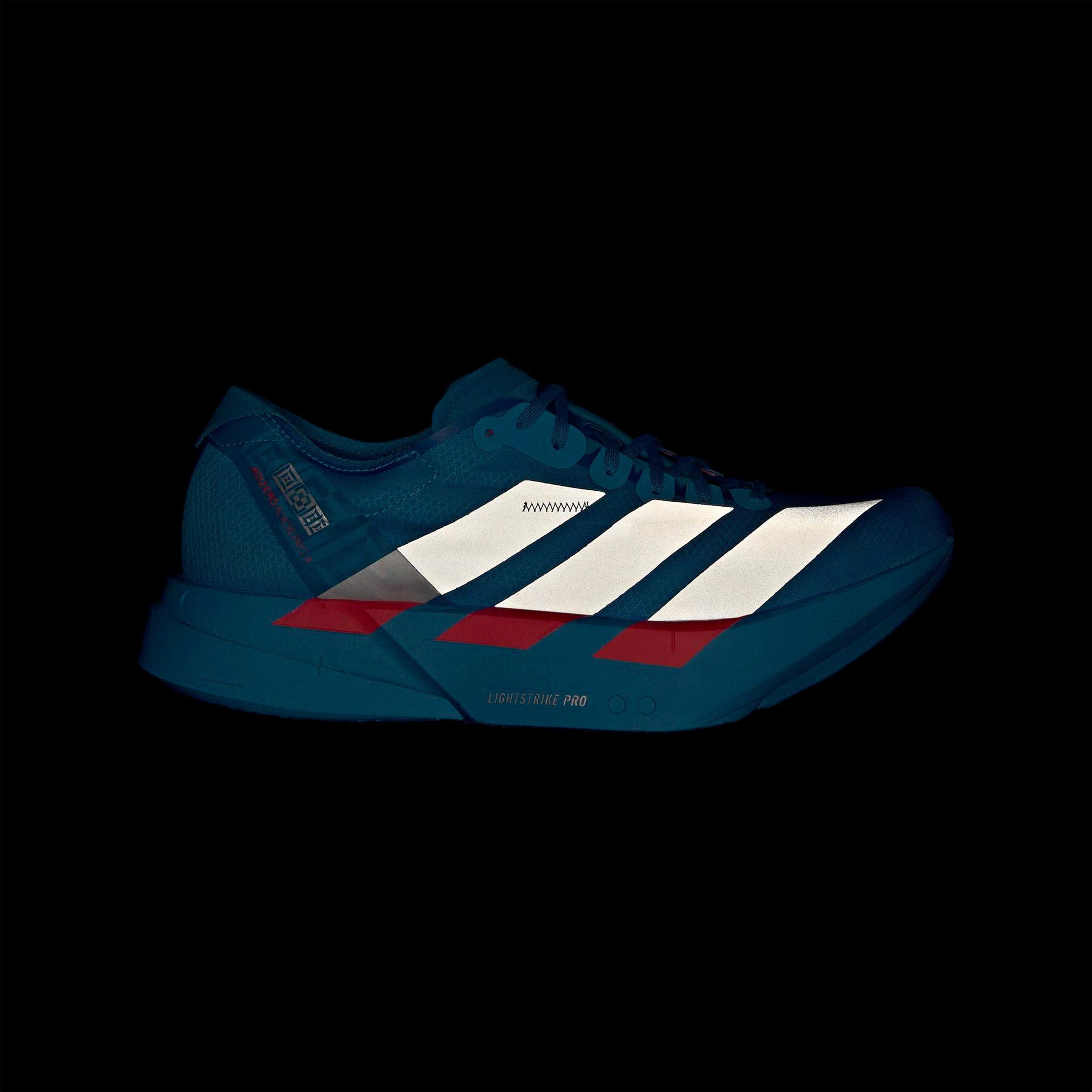 adidas Adizero Adios Pro 4 Erkek Mavi Koşu Ayakkabısı