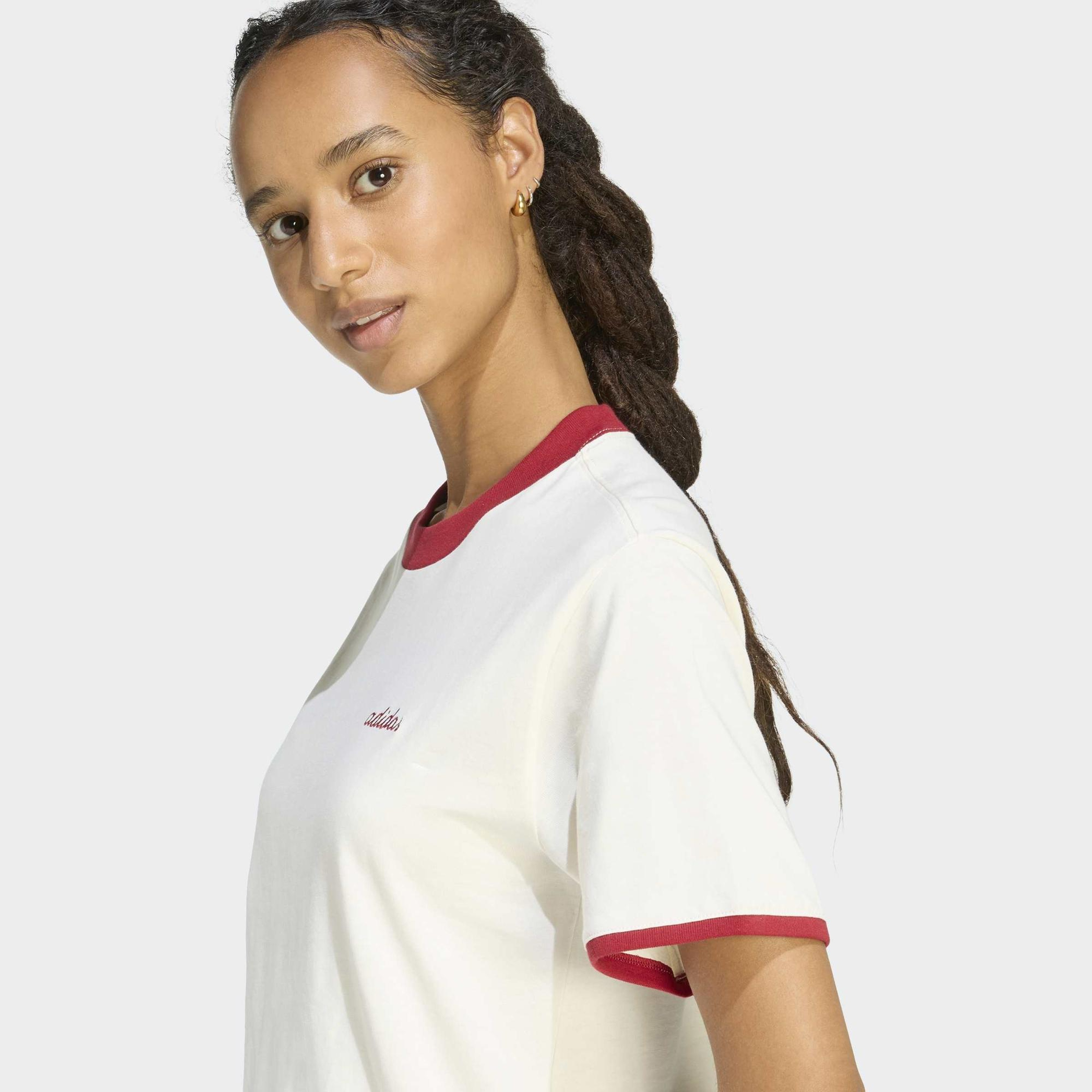 adidas Cp Kadın Beyaz Antrenman T-Shirt