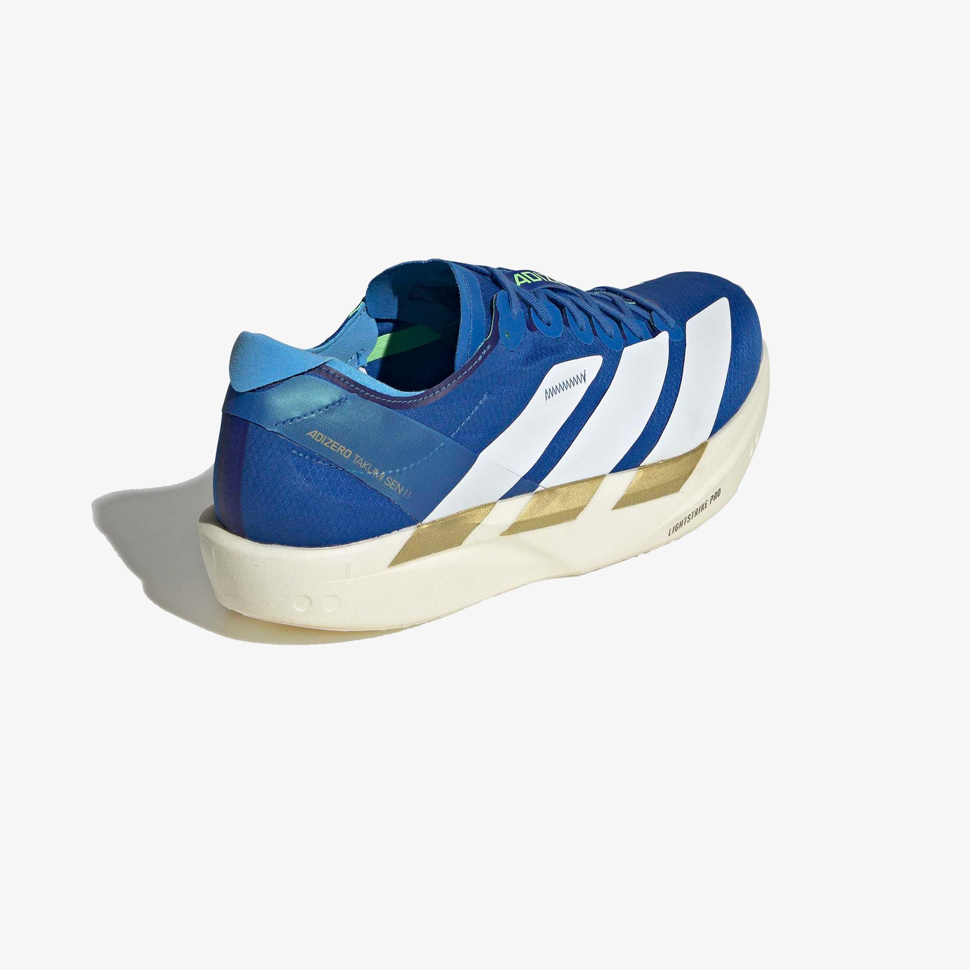 adidas Adizero Takumi Sen 11 Erkek Mavi Koşu Ayakkabısı