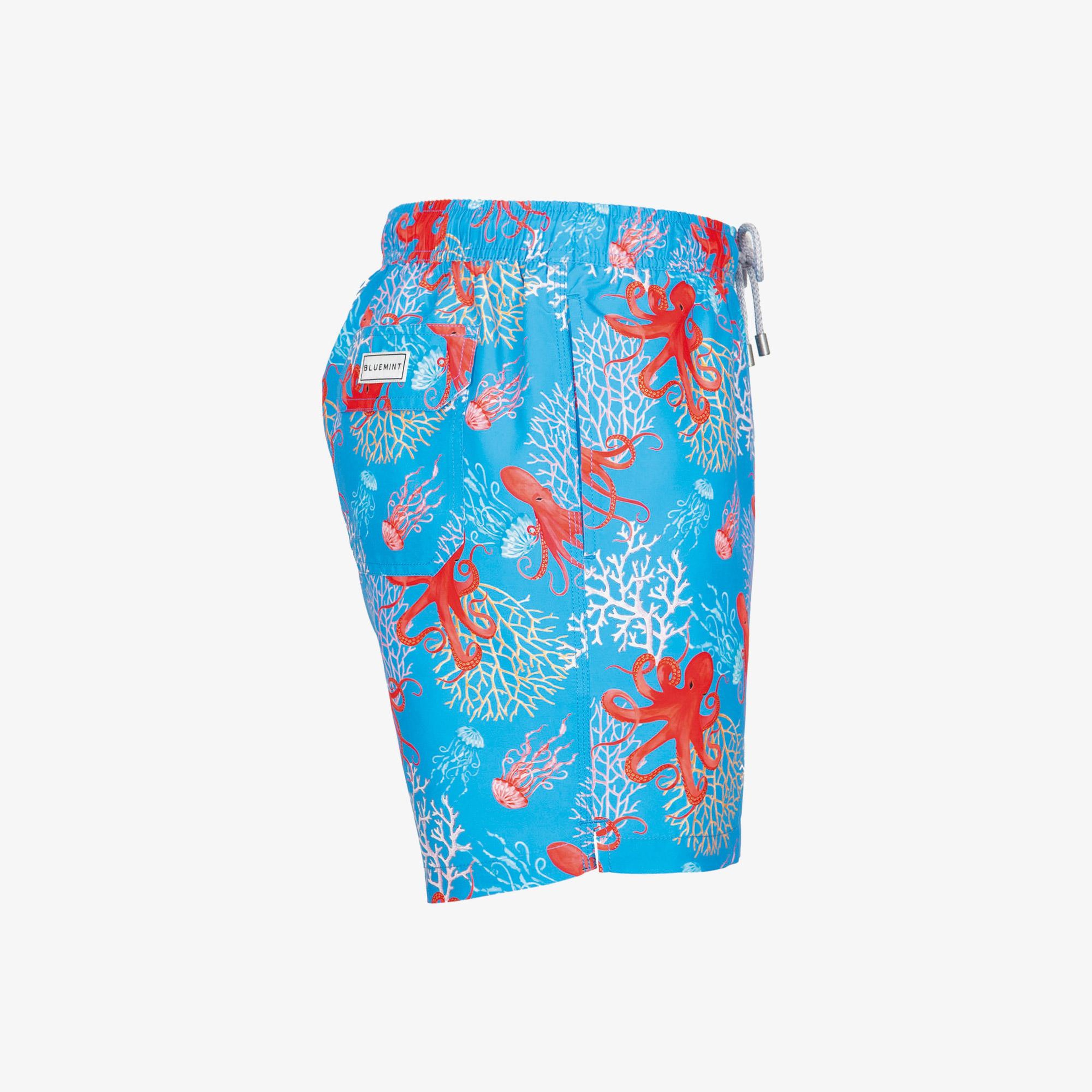 Bluemint Arthus Erkek Aqua Octopus Deniz Şortu