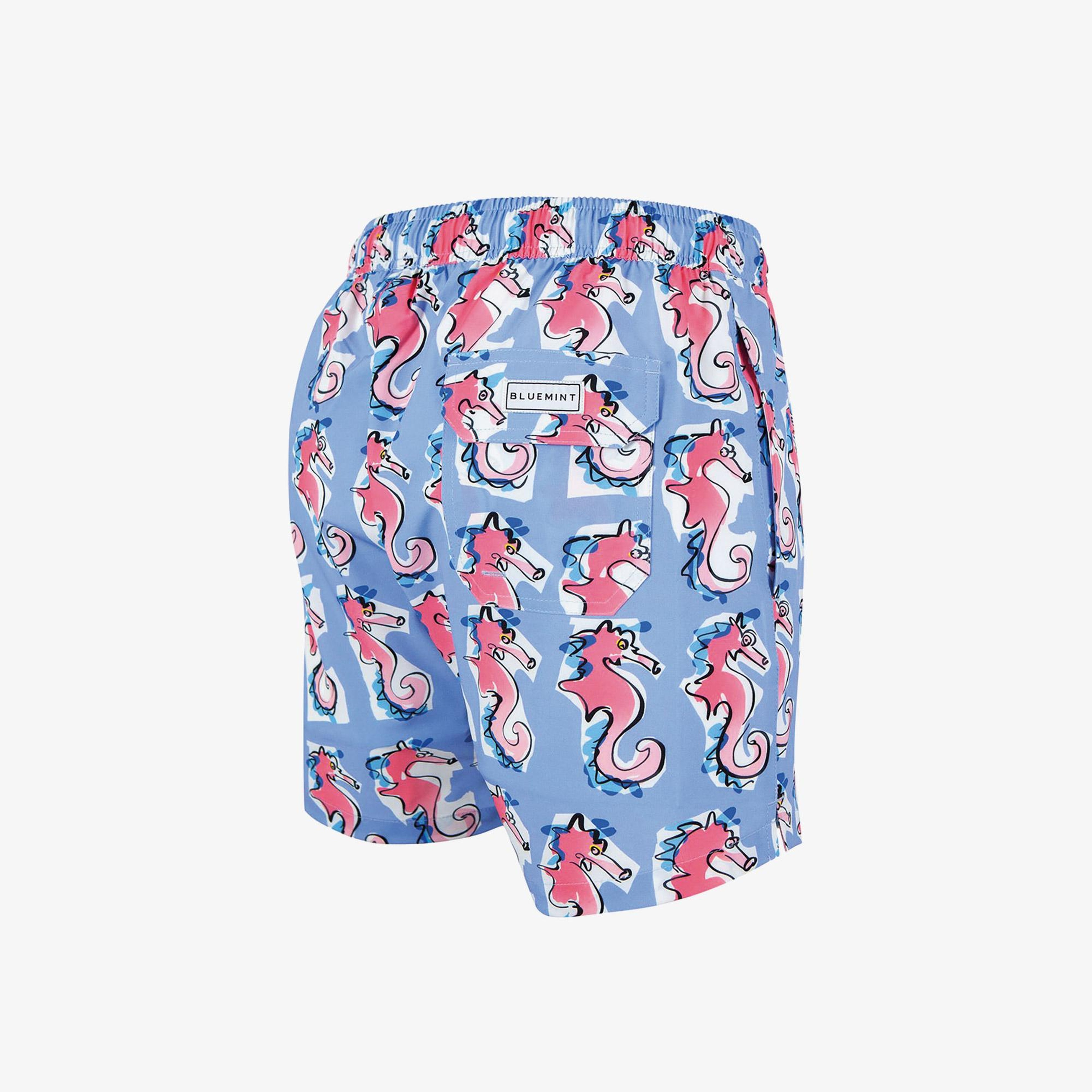 Bluemint Arthus Stretch Erkek Mavi Deniz Şortu