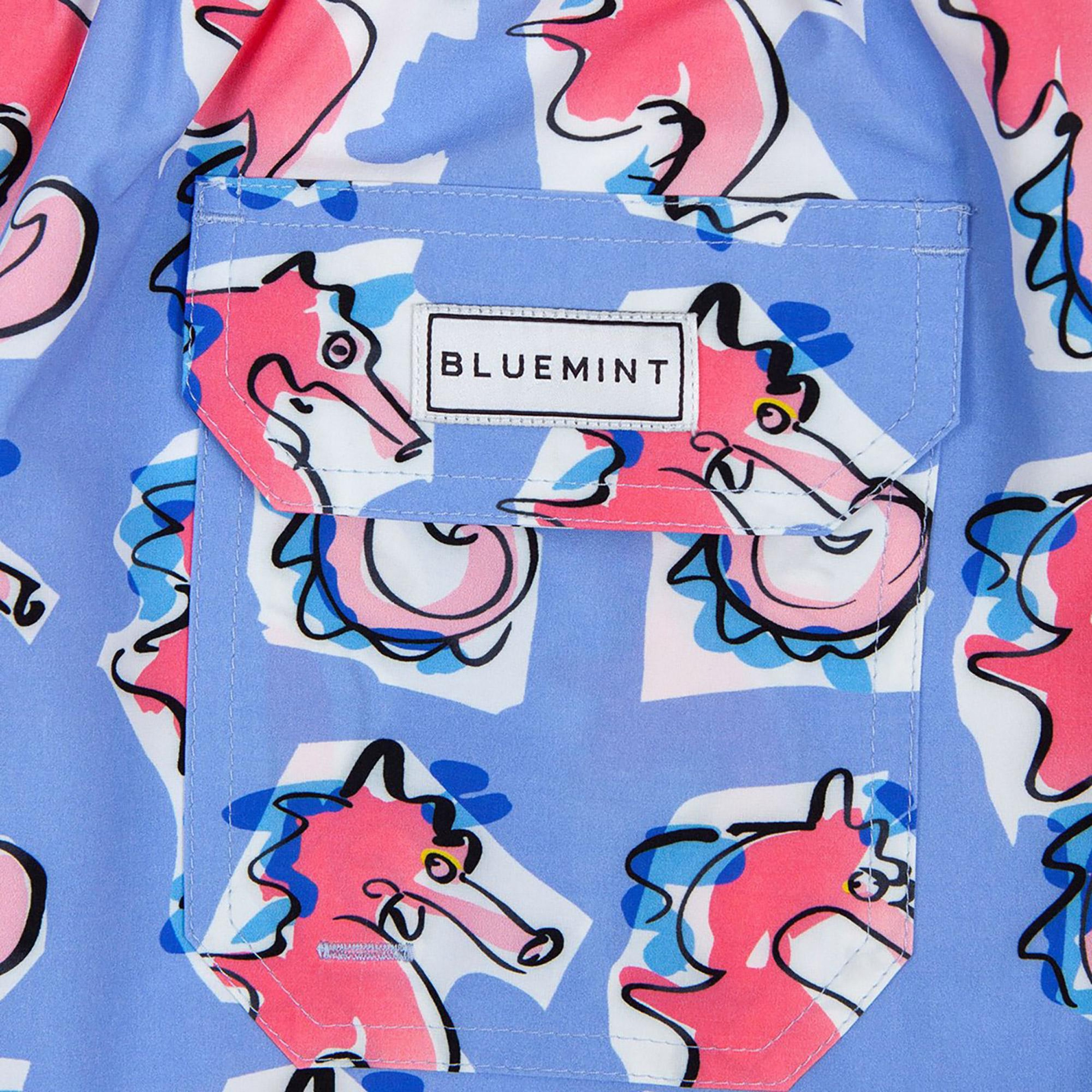 Bluemint Arthus Stretch Erkek Mavi Deniz Şortu