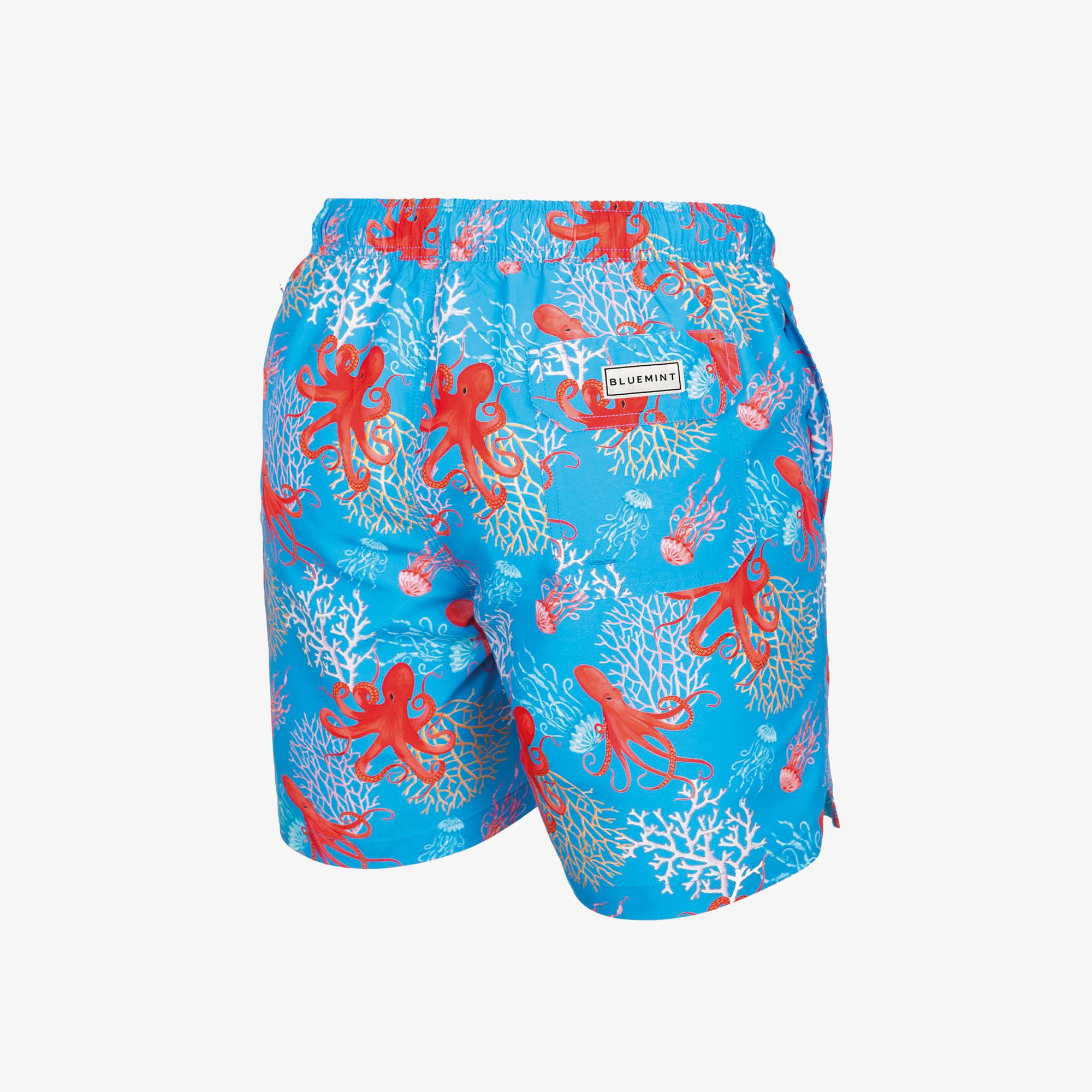 Bluemint Arthus Erkek Aqua Octopus Deniz Şortu