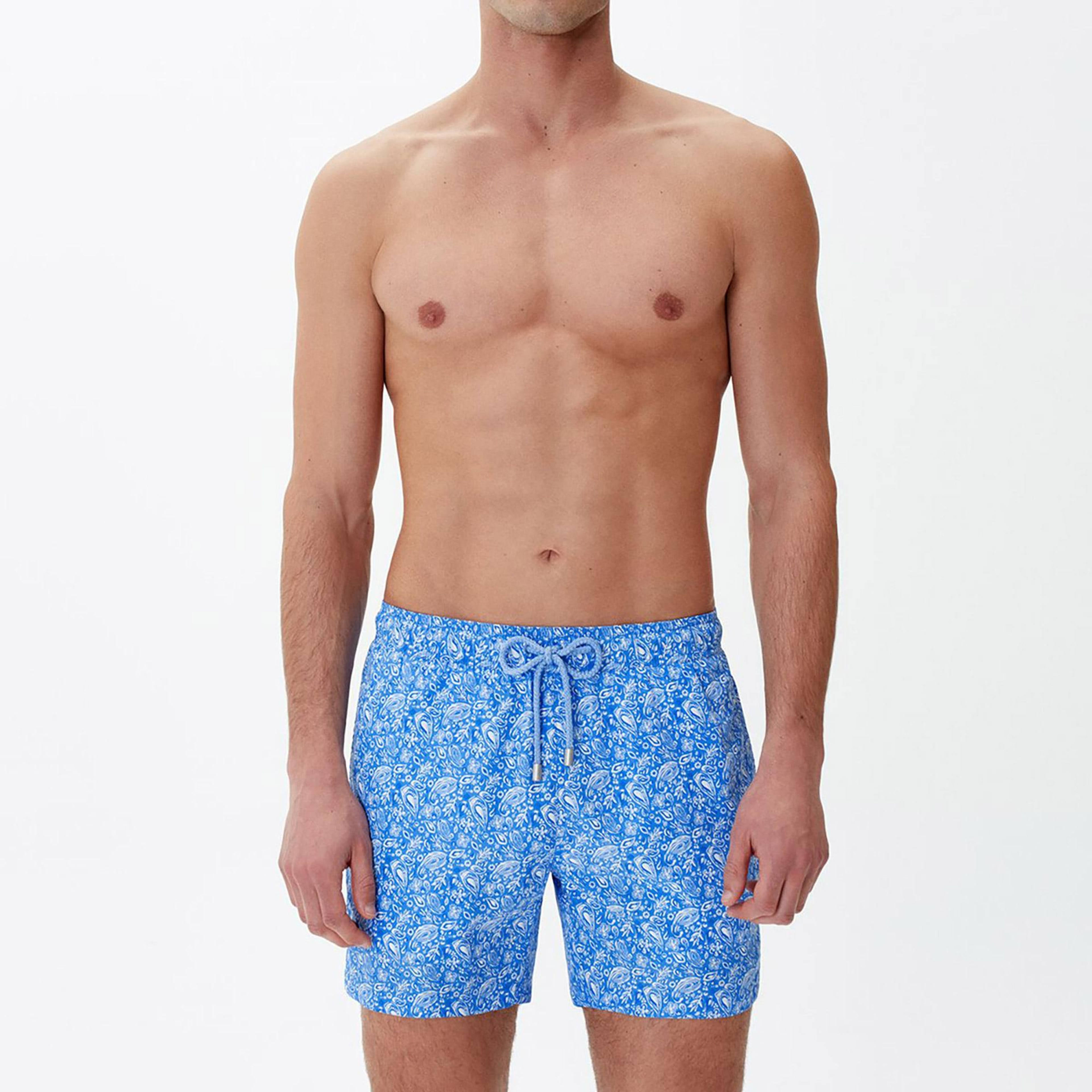 Bluemint Logan Erkek Mavi Outline Deniz Şortu