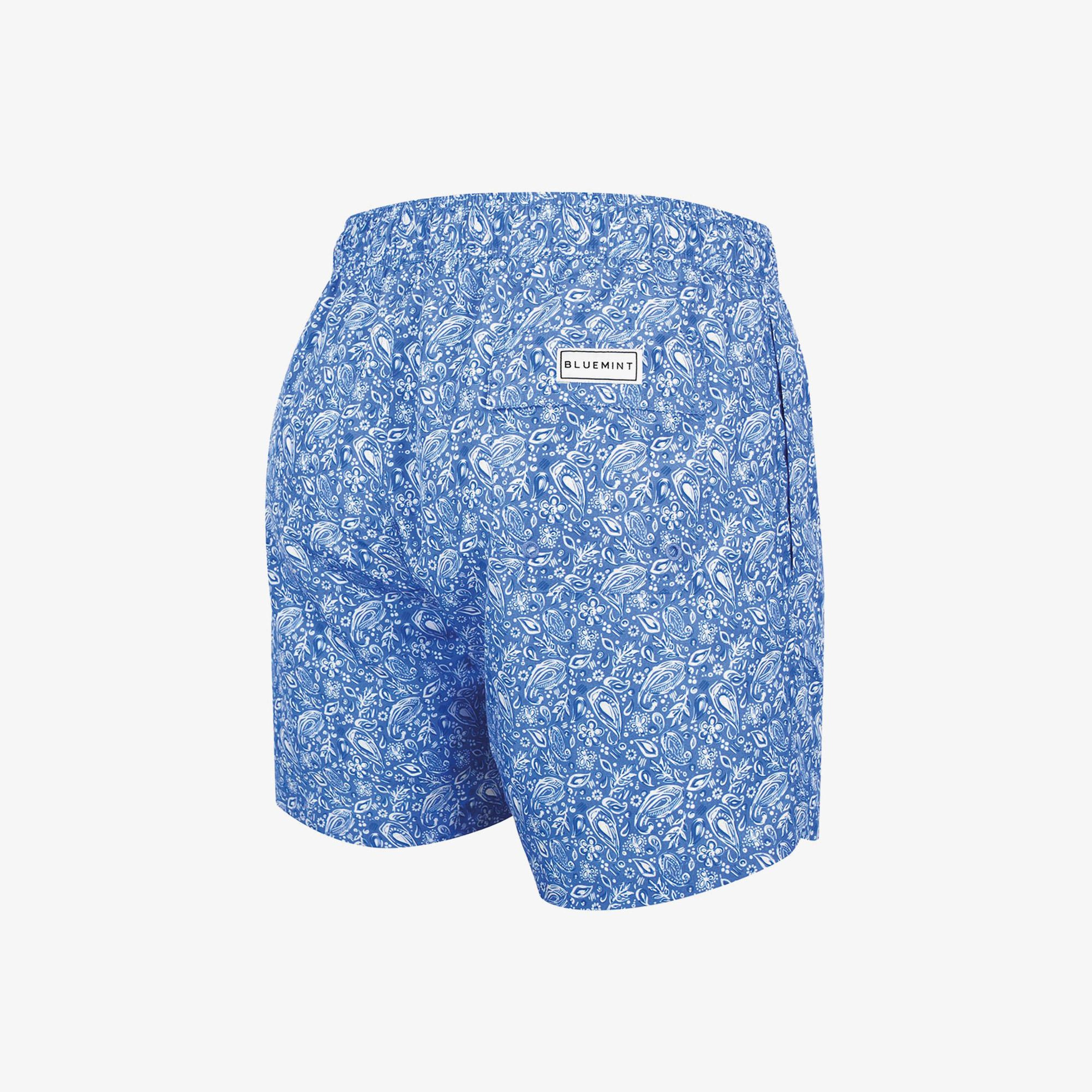 Bluemint Logan Erkek Mavi Outline Deniz Şortu