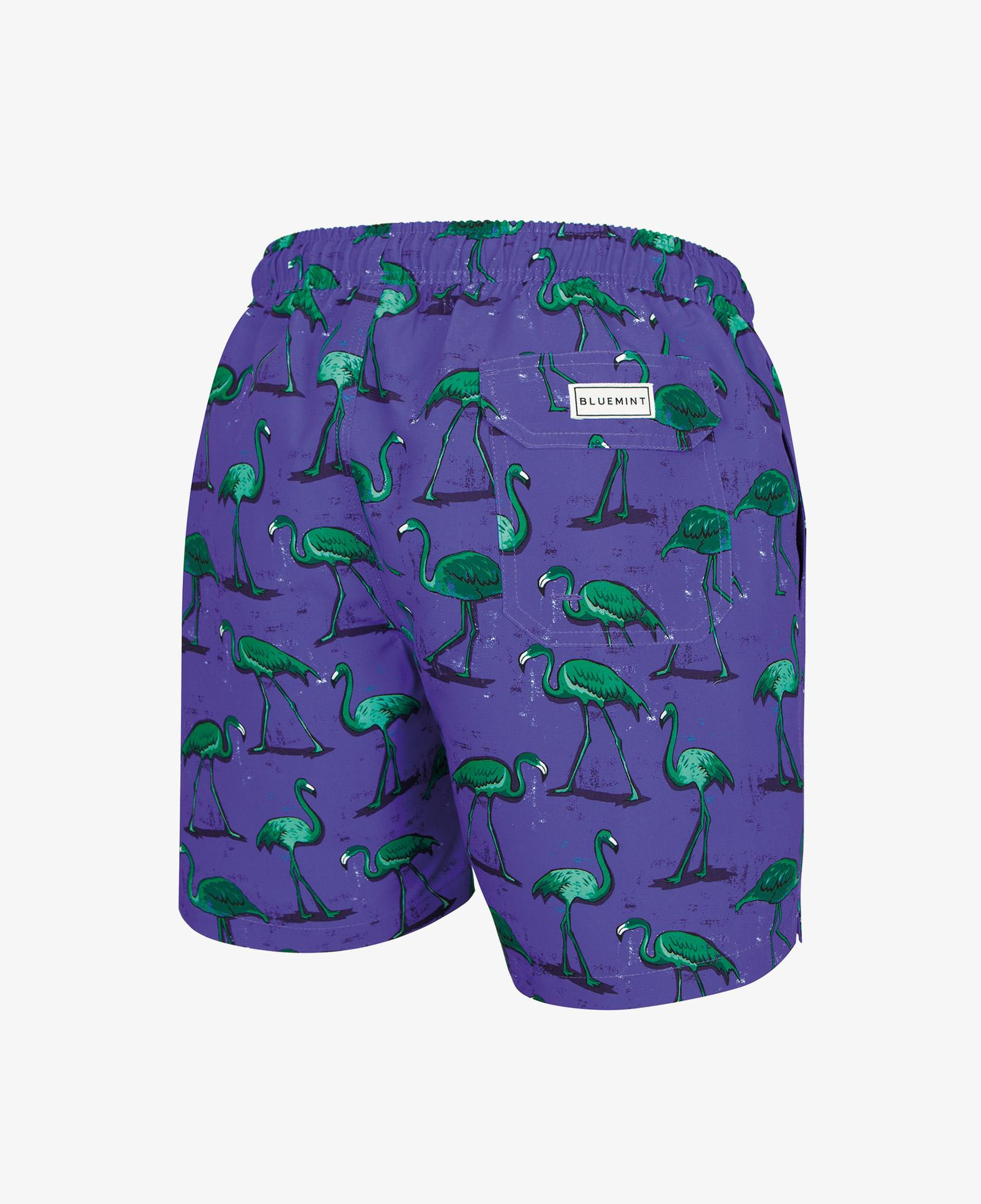 Bluemint Arthus Stretch Erkek Plum Flamingo Mor Deniz Şortu