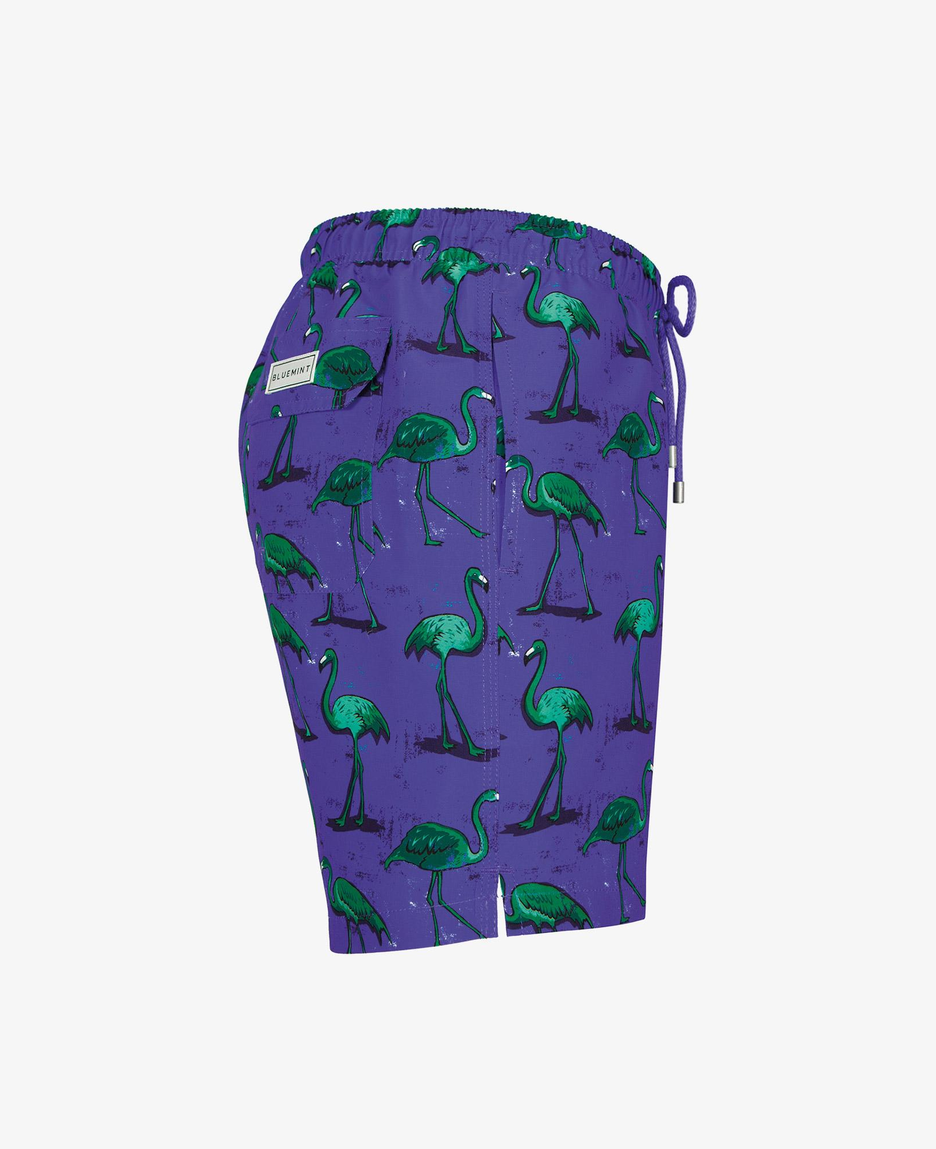 Bluemint Arthus Stretch Erkek Plum Flamingo Mor Deniz Şortu