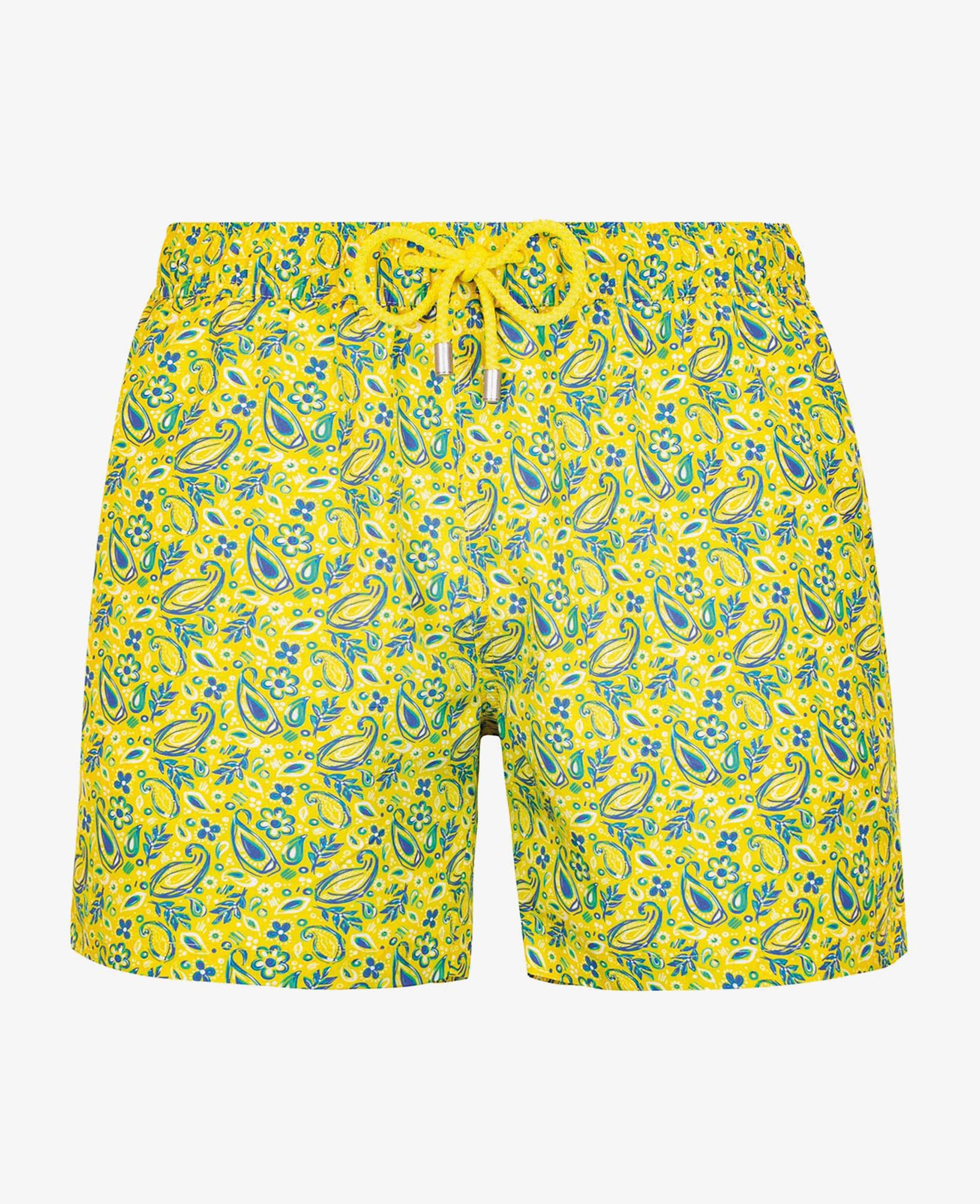 Bluemint Logan Erkek Paisley Sarı Deniz Şortu