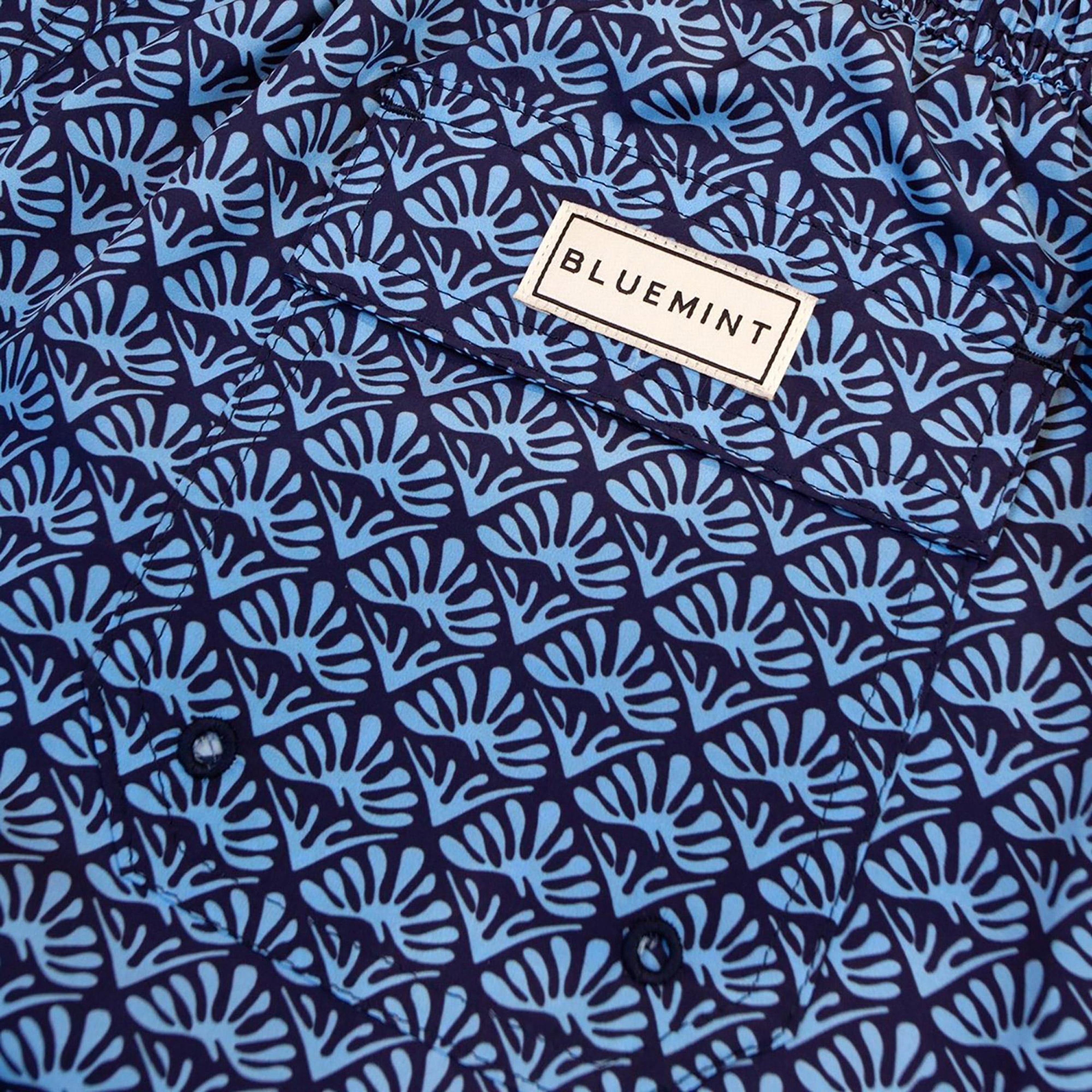 Bluemint Logan Erkek Navy Moss Lacivert Deniz Şortu