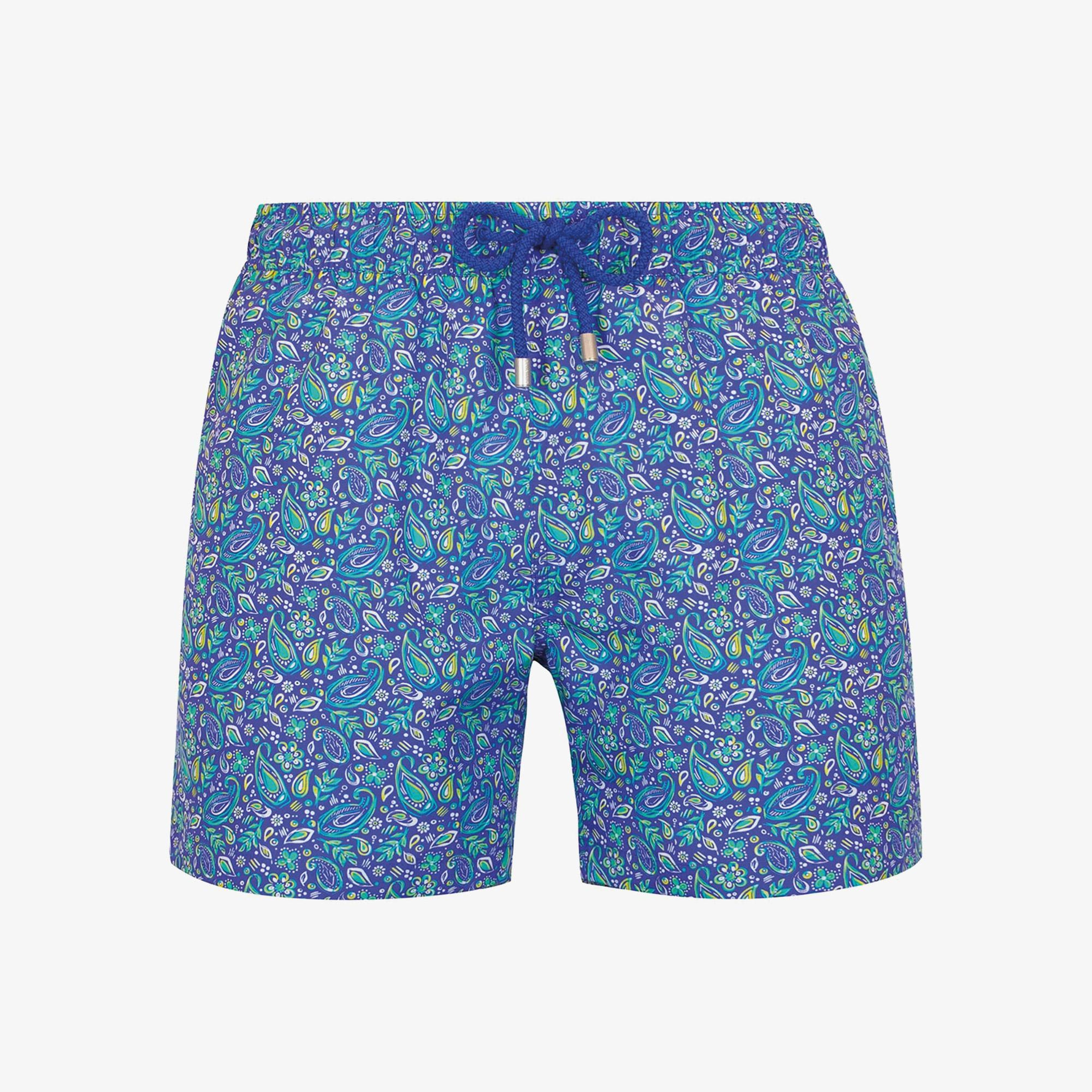 Bluemint Logan Erkek Mavi Paisley Deniz Şortu