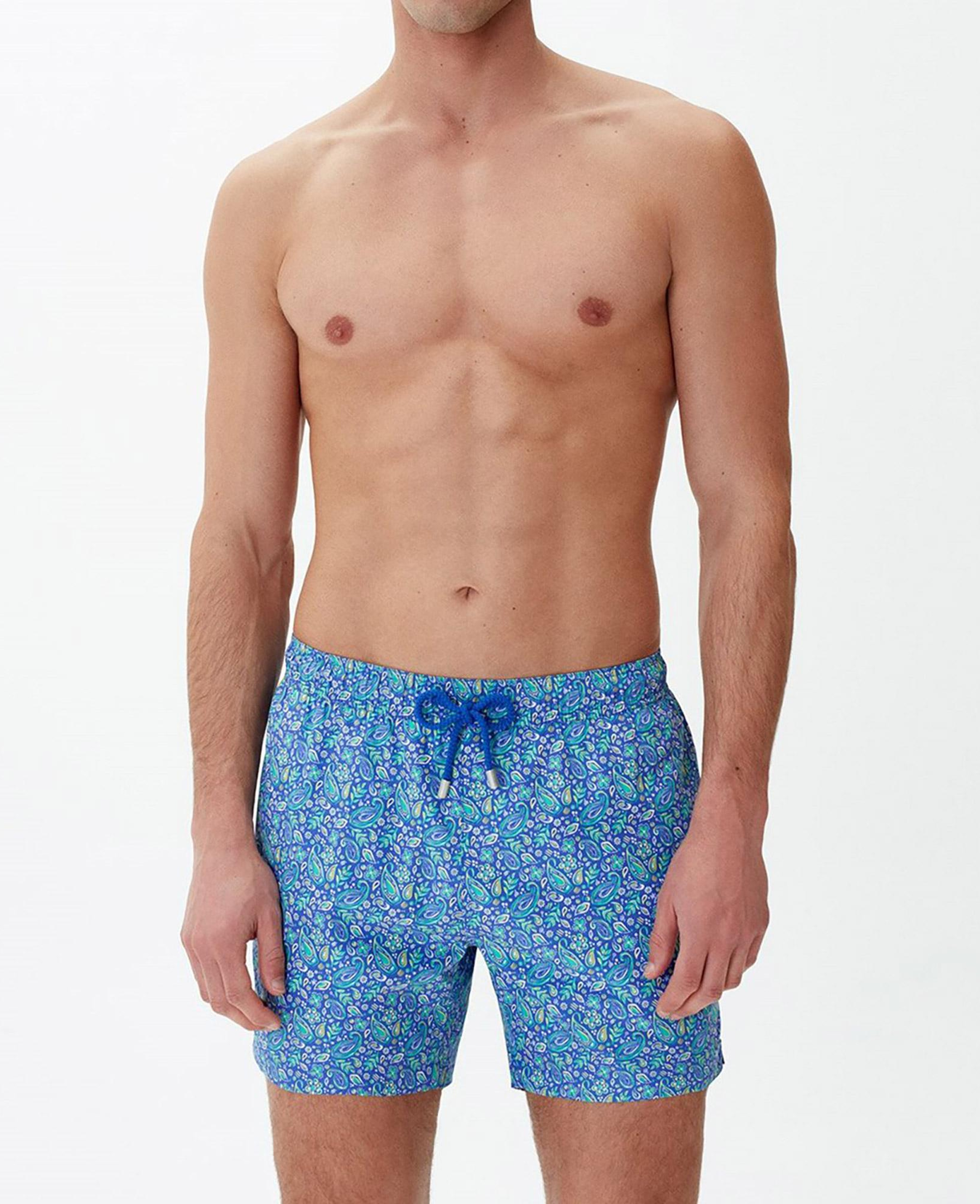 Bluemint Logan Erkek Mavi Paisley Deniz Şortu