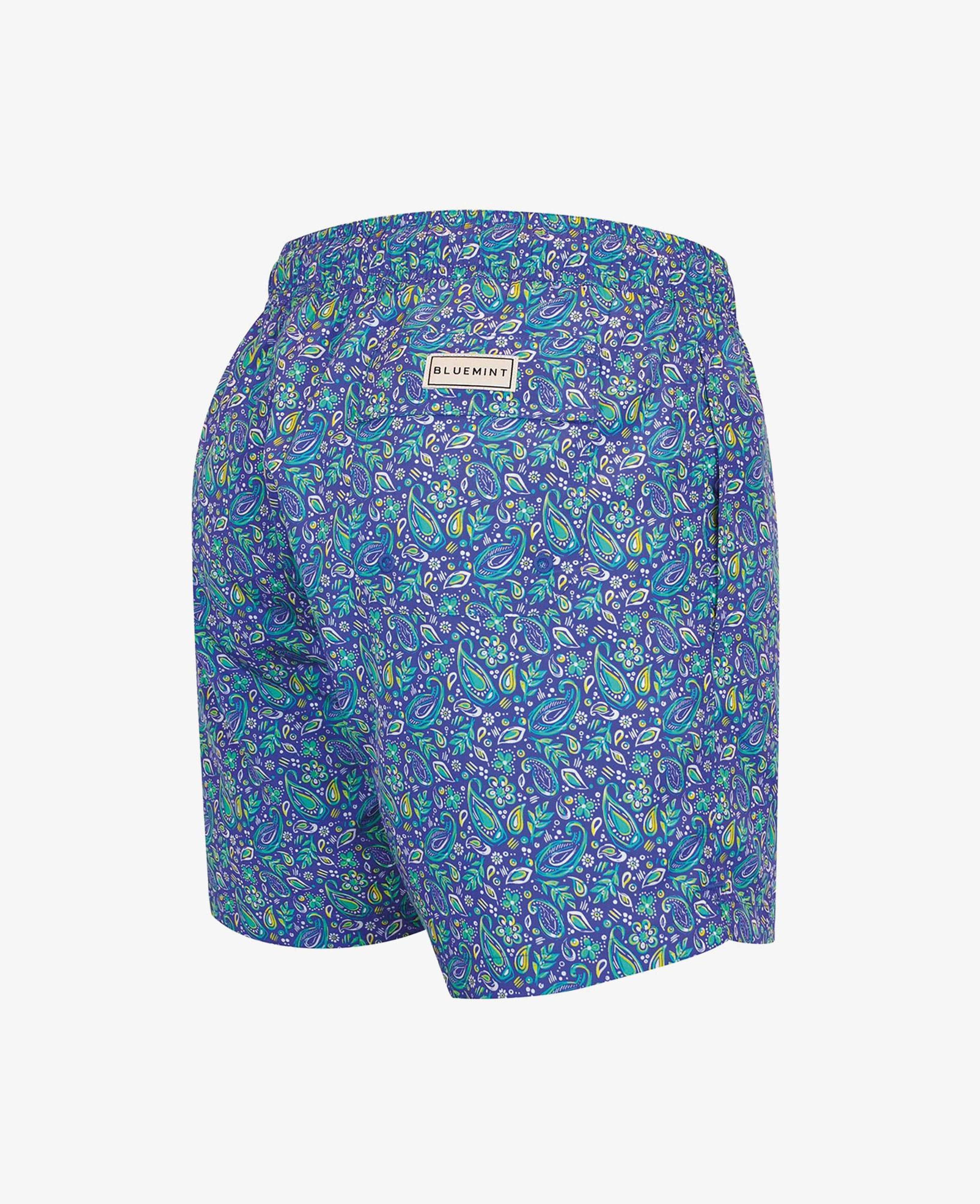 Bluemint Logan Erkek Mavi Paisley Deniz Şortu