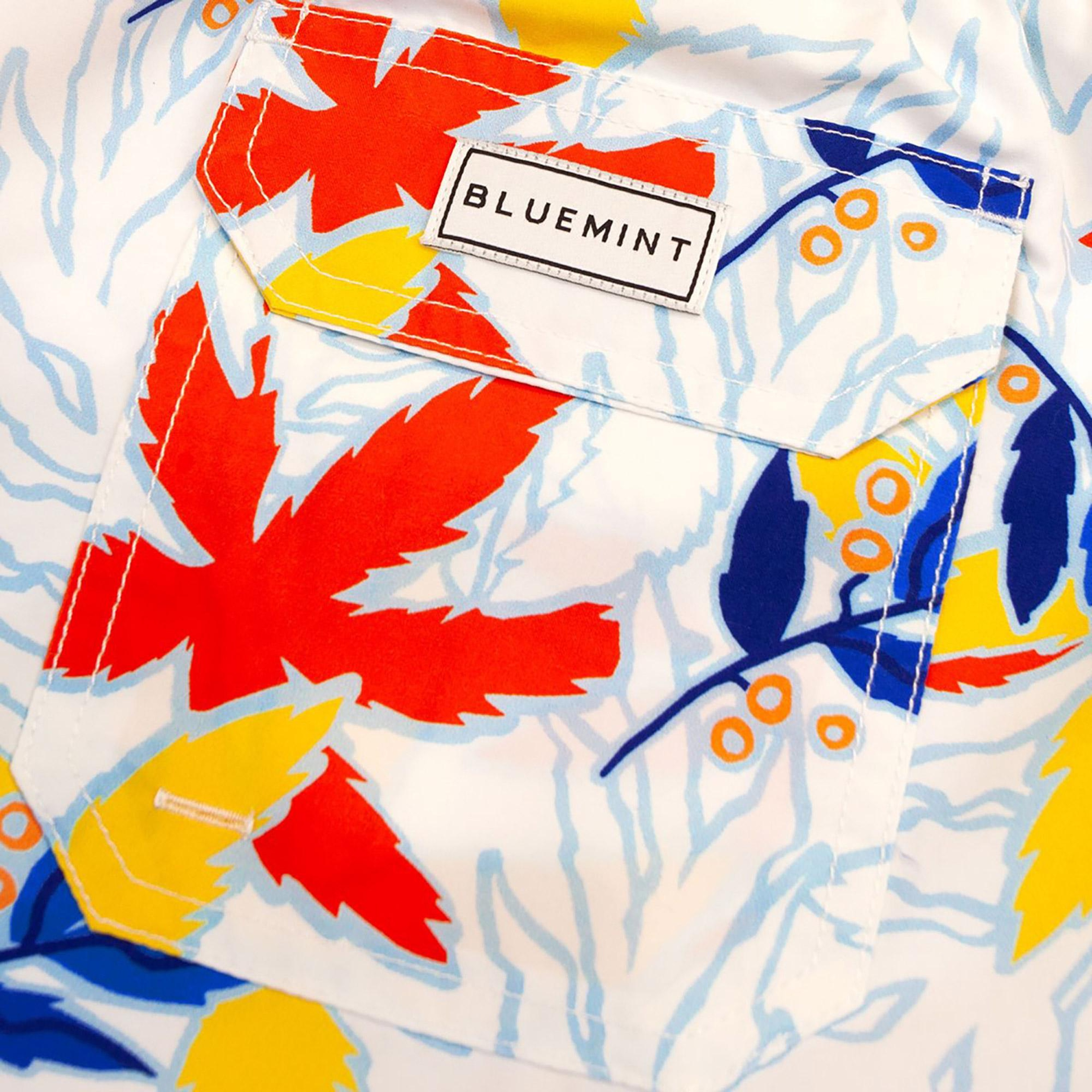 Bluemint Arthus Erkek Renkli Coconut Leaves Deniz Şortu
