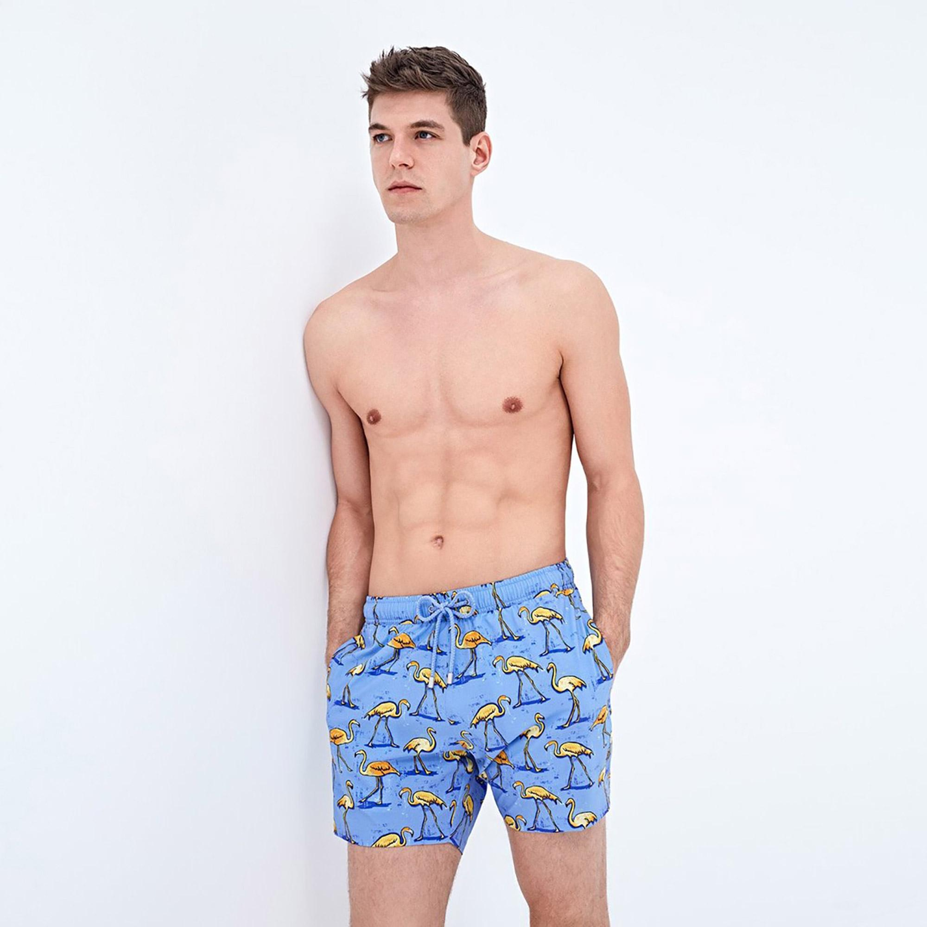 Bluemint Arthus Stretch Erkek Mavi Deniz Şortu