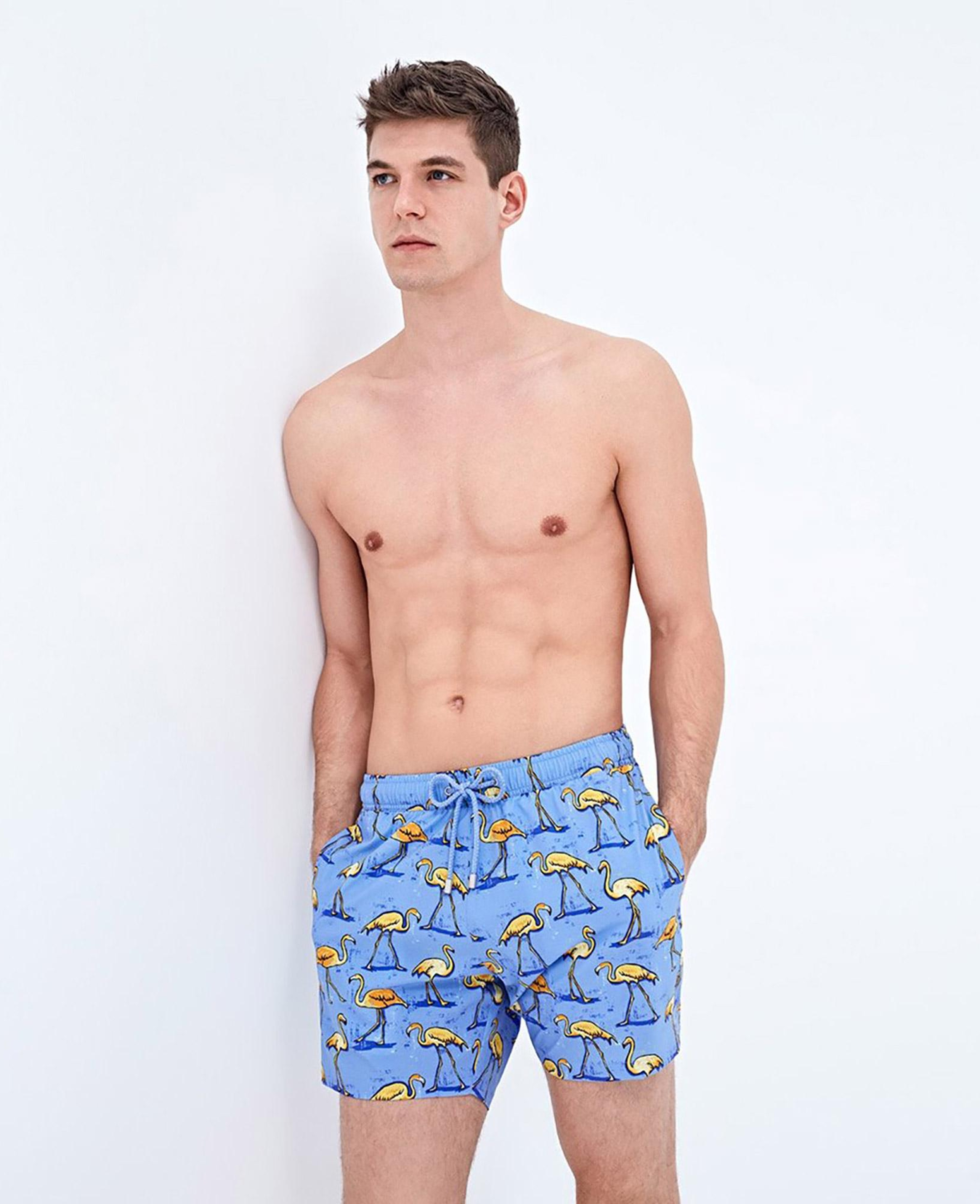 Bluemint Arthus Stretch Erkek Mavi Deniz Şortu