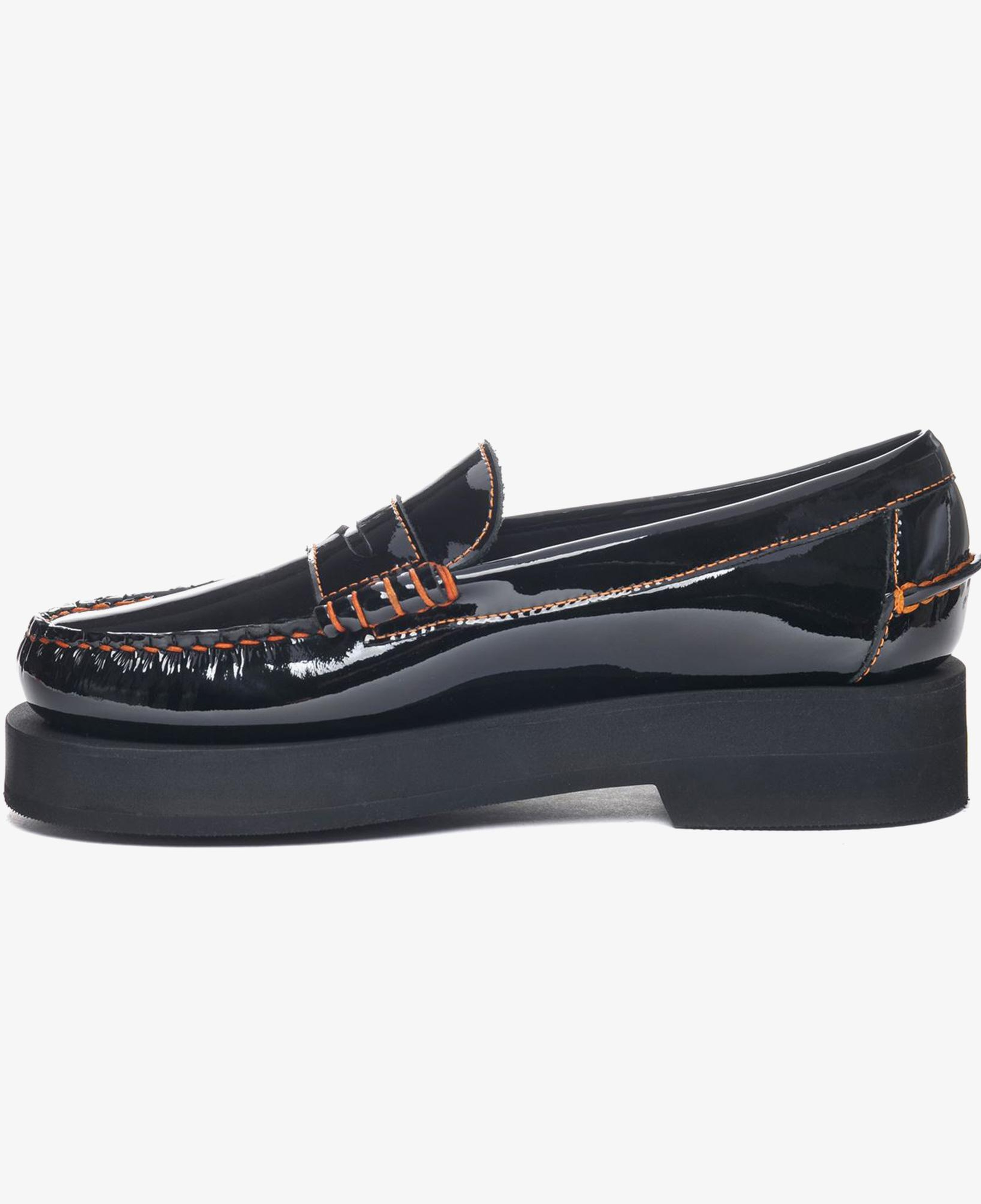 Sebago Kara Kadın Siyah/Turuncu Günlük Ayakkabı