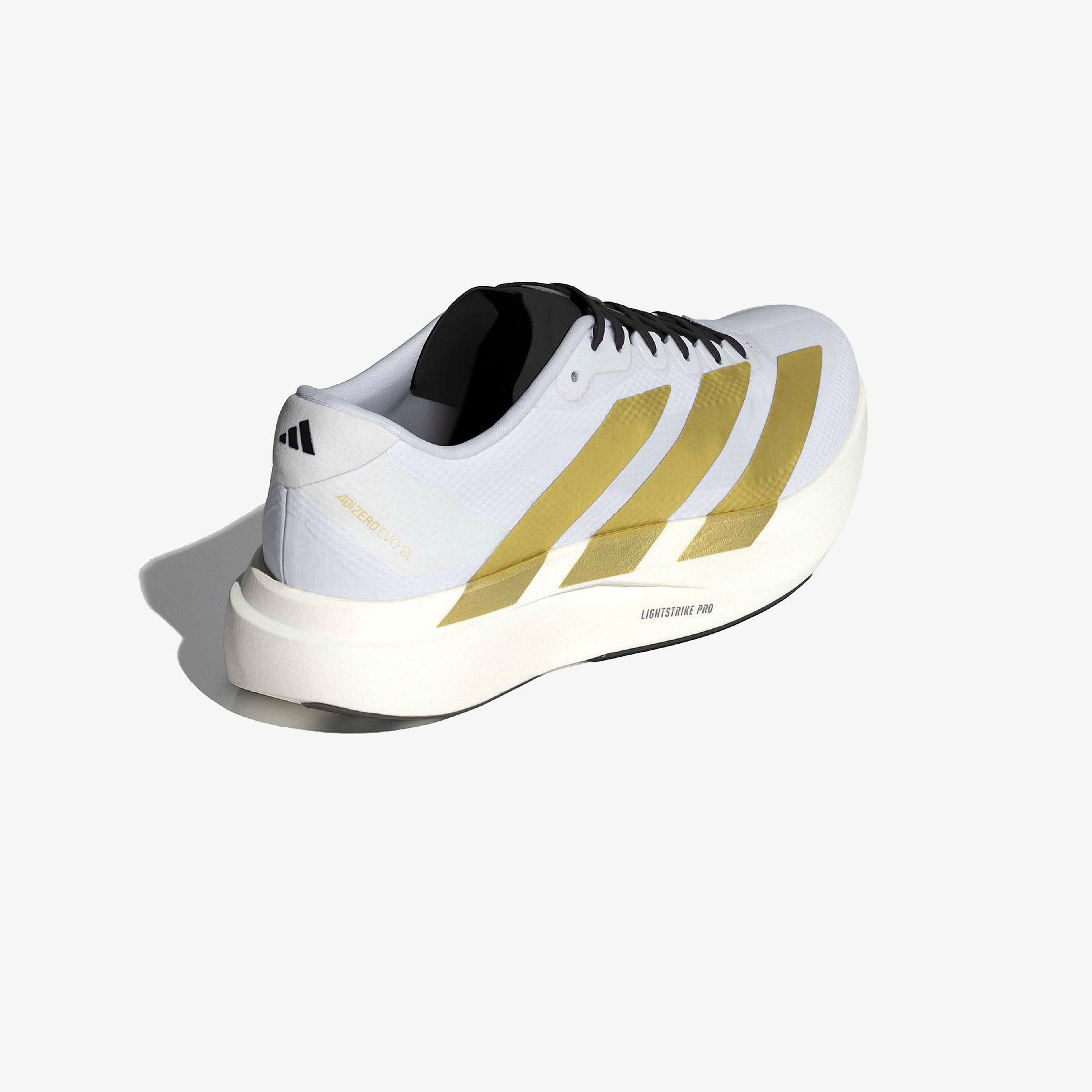 adidas Adizero Evo Sl Erkek Beyaz Koşu Ayakkabısı