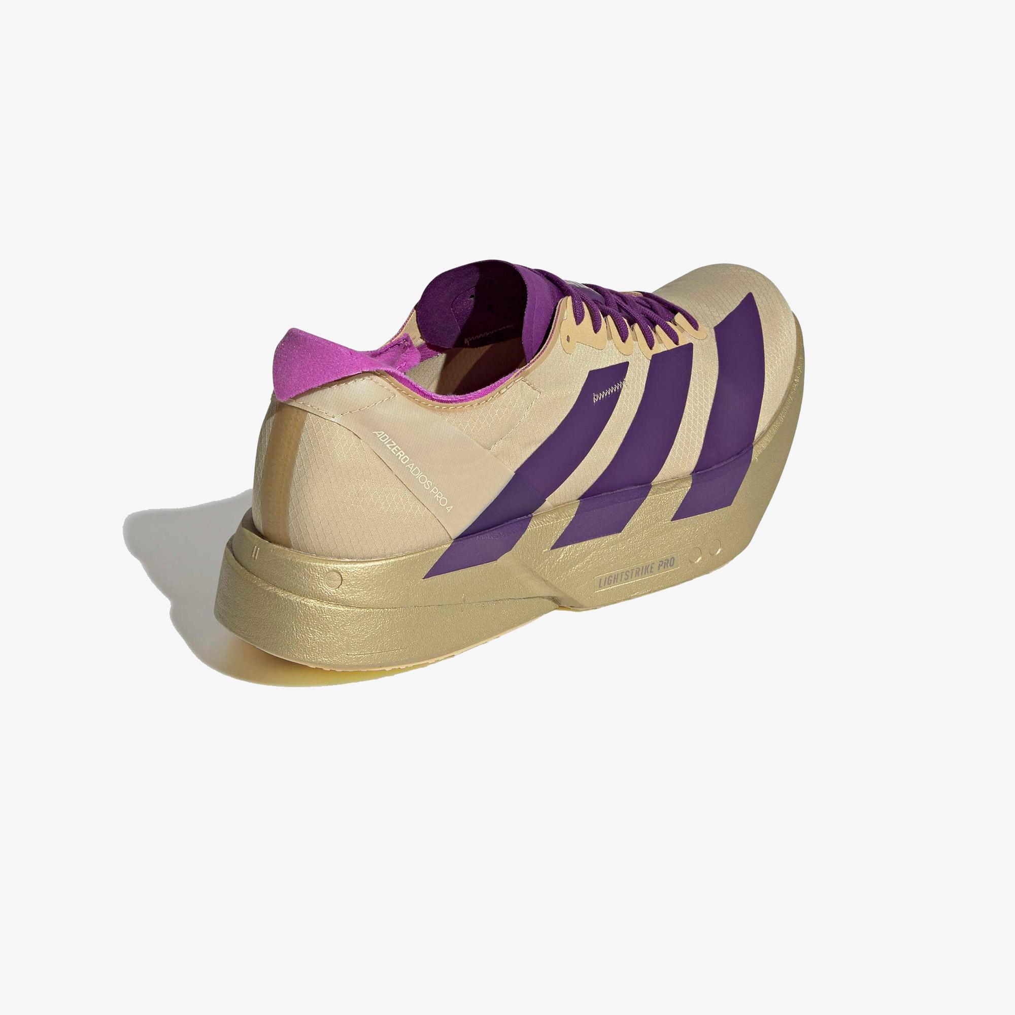 adidas Adizero Adios Pro 4 Erkek Bej Koşu Ayakkabısı