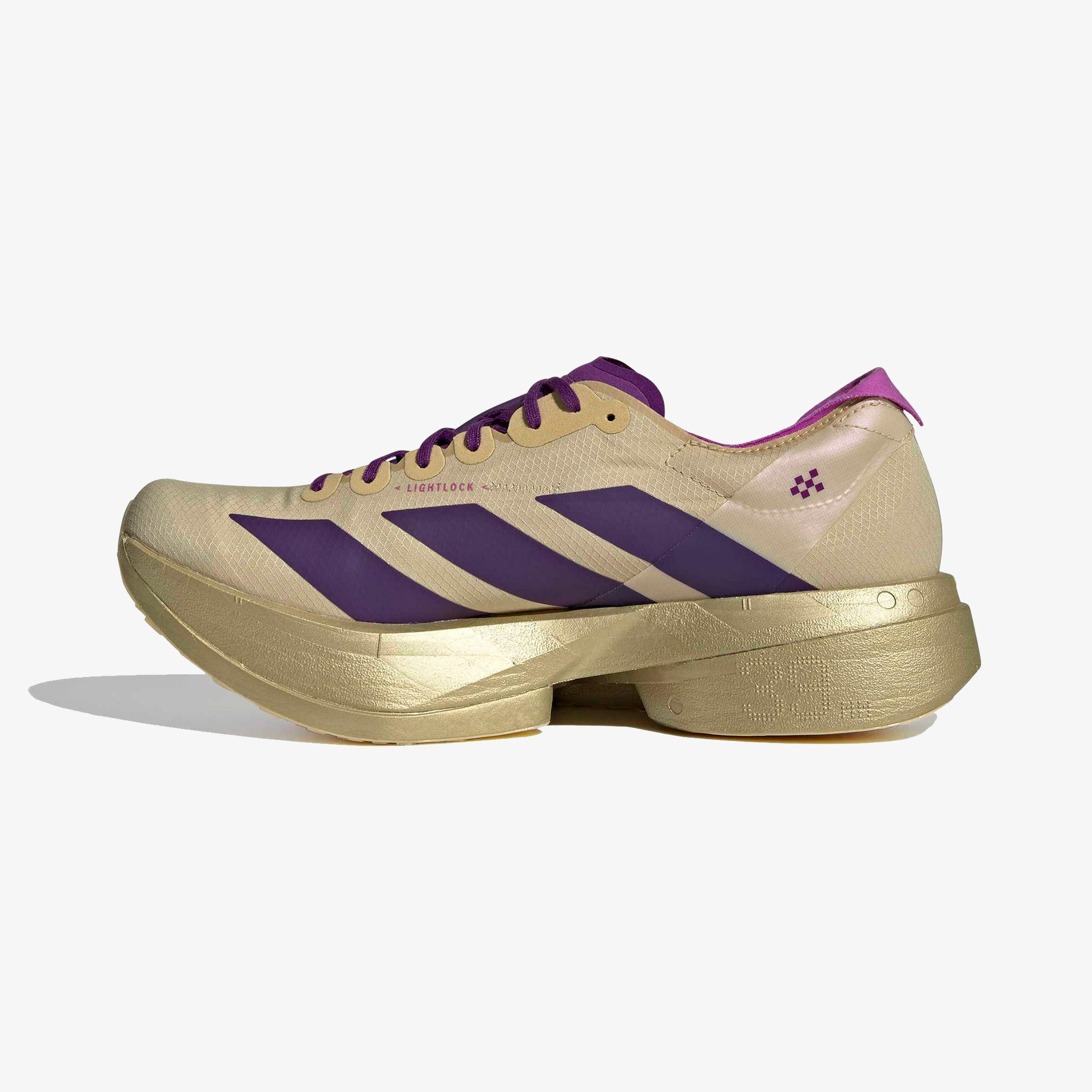 adidas Adizero Adios Pro 4 Erkek Bej Koşu Ayakkabısı