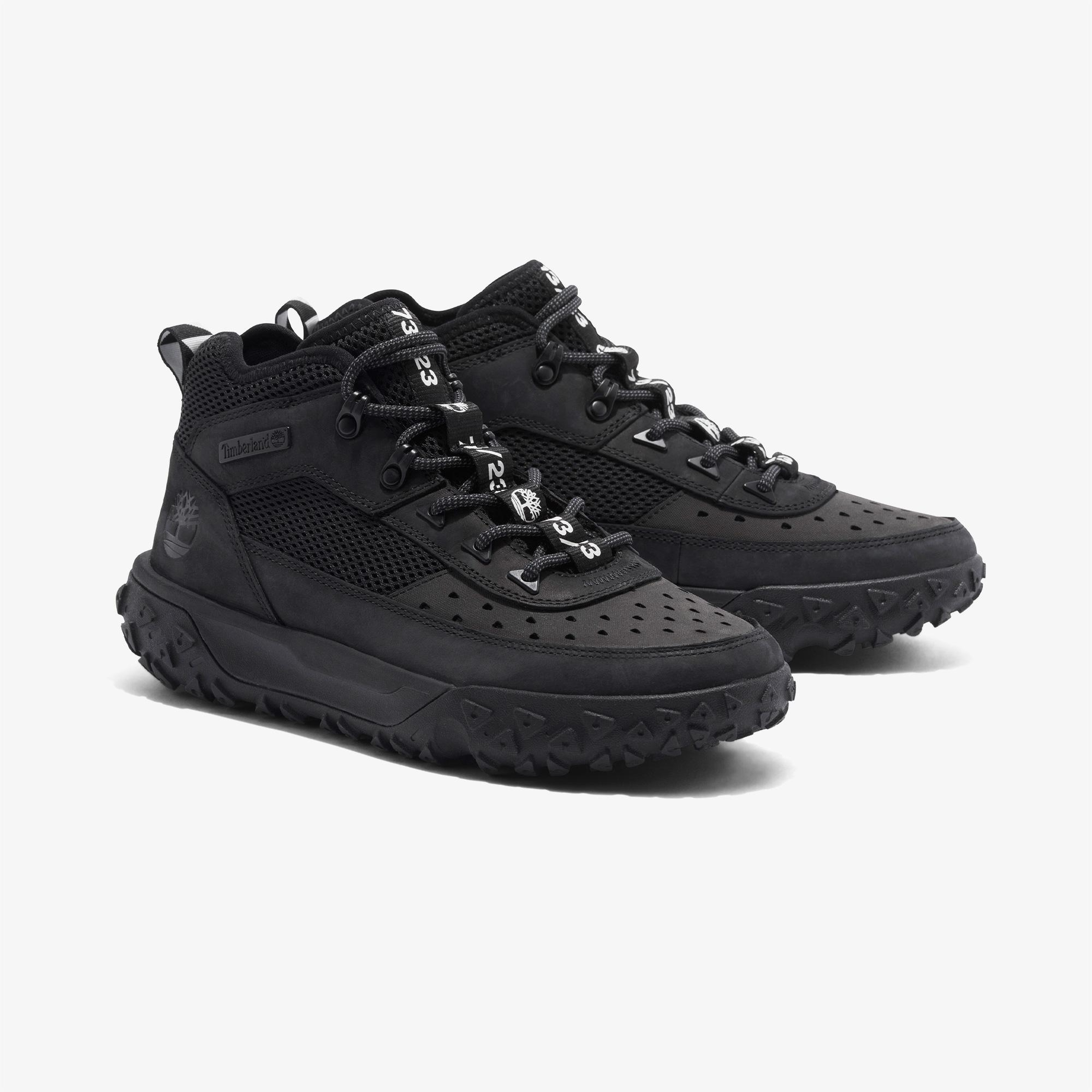 Timberland Greenstride Motion 6 Mid Lace Up Erkek Siyah Yürüyüş Botu