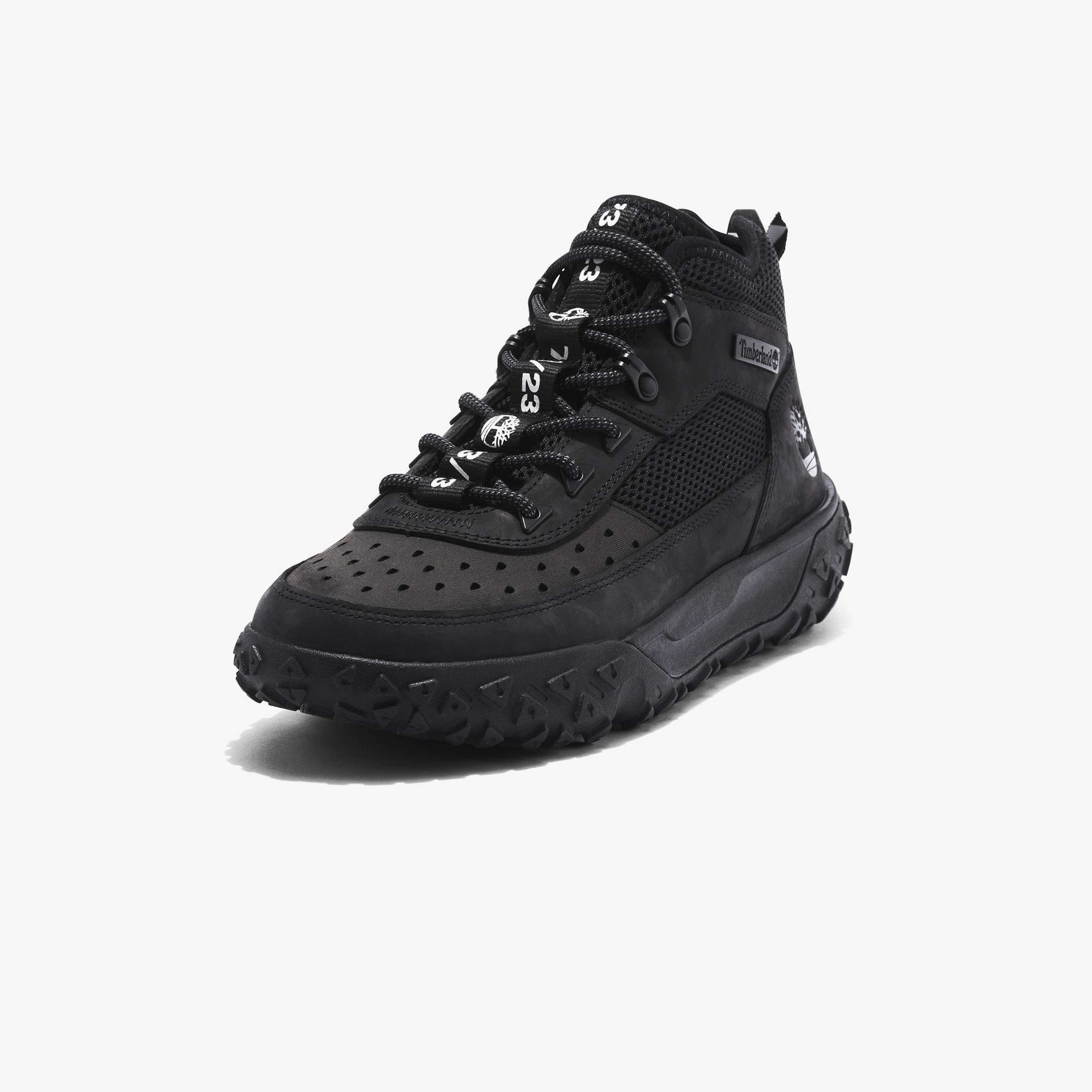 Timberland Greenstride Motion 6 Mid Lace Up Erkek Siyah Yürüyüş Botu