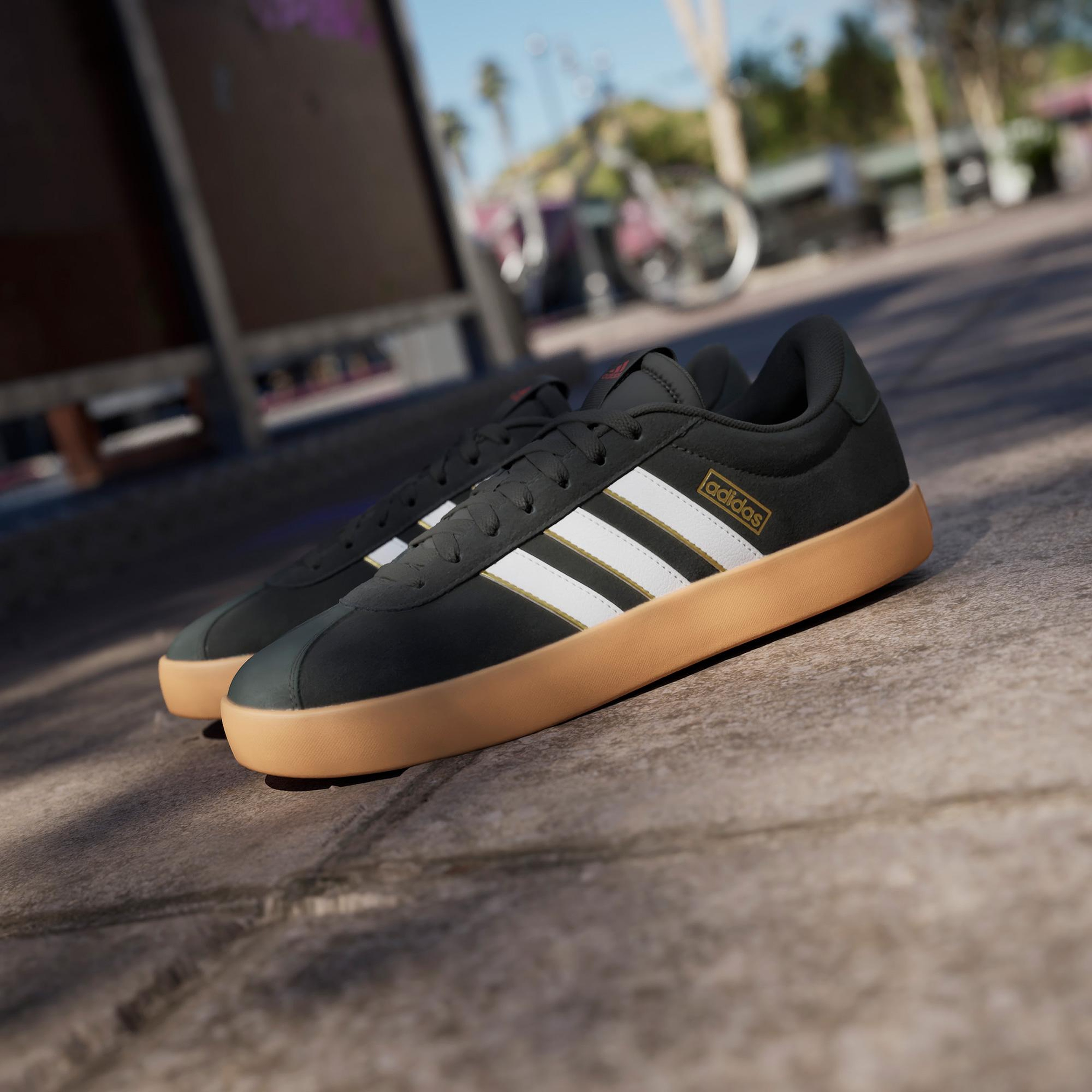 adidas VL Court 3.0 Erkek Siyah Spor Ayakkabı