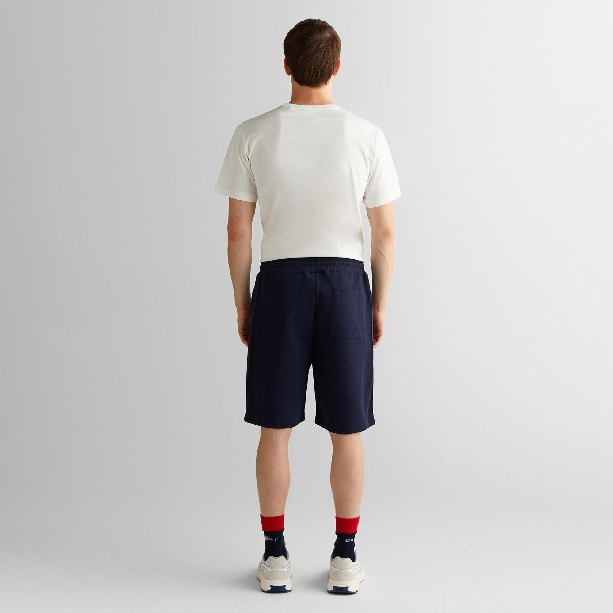 GANT Erkek Lacivert Regular Fit Logolu Şort