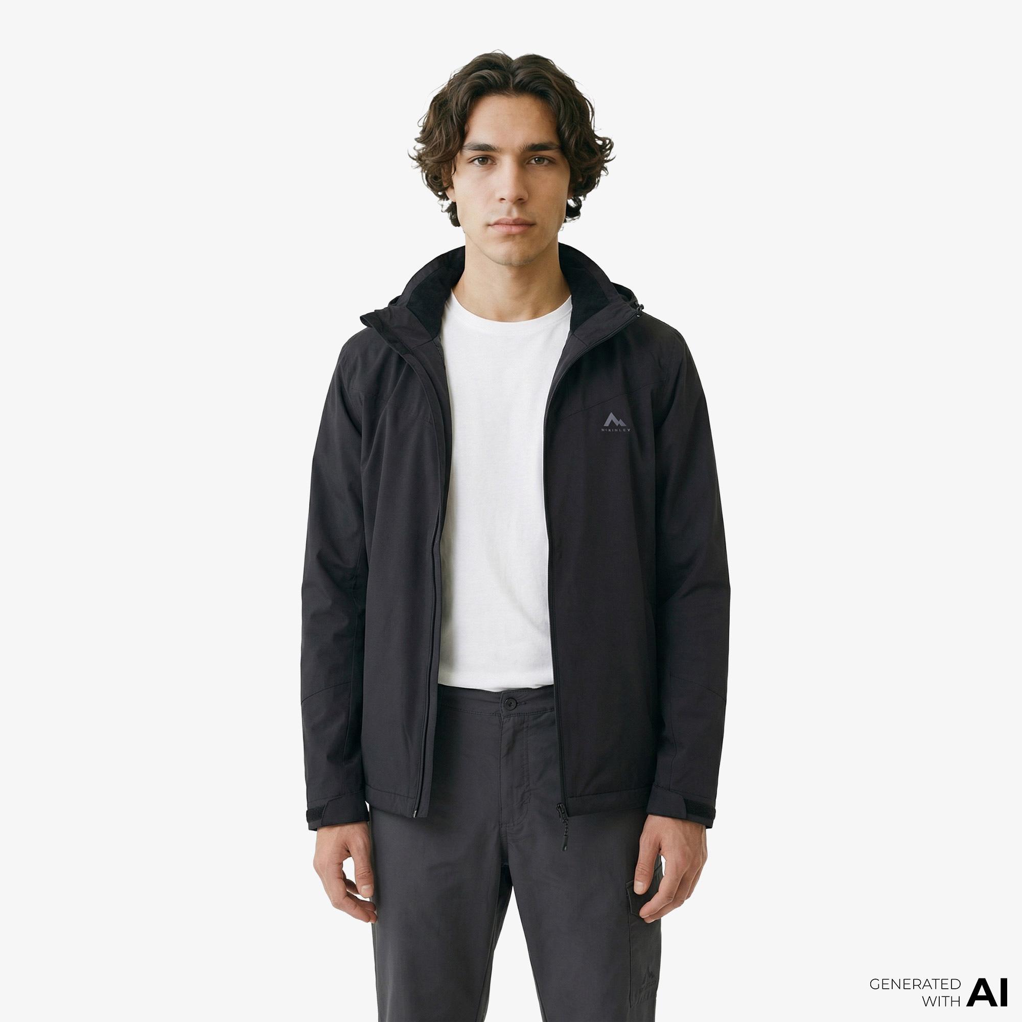 McKinley Tessi 3:1 II Erkek Siyah Outdoor Mont