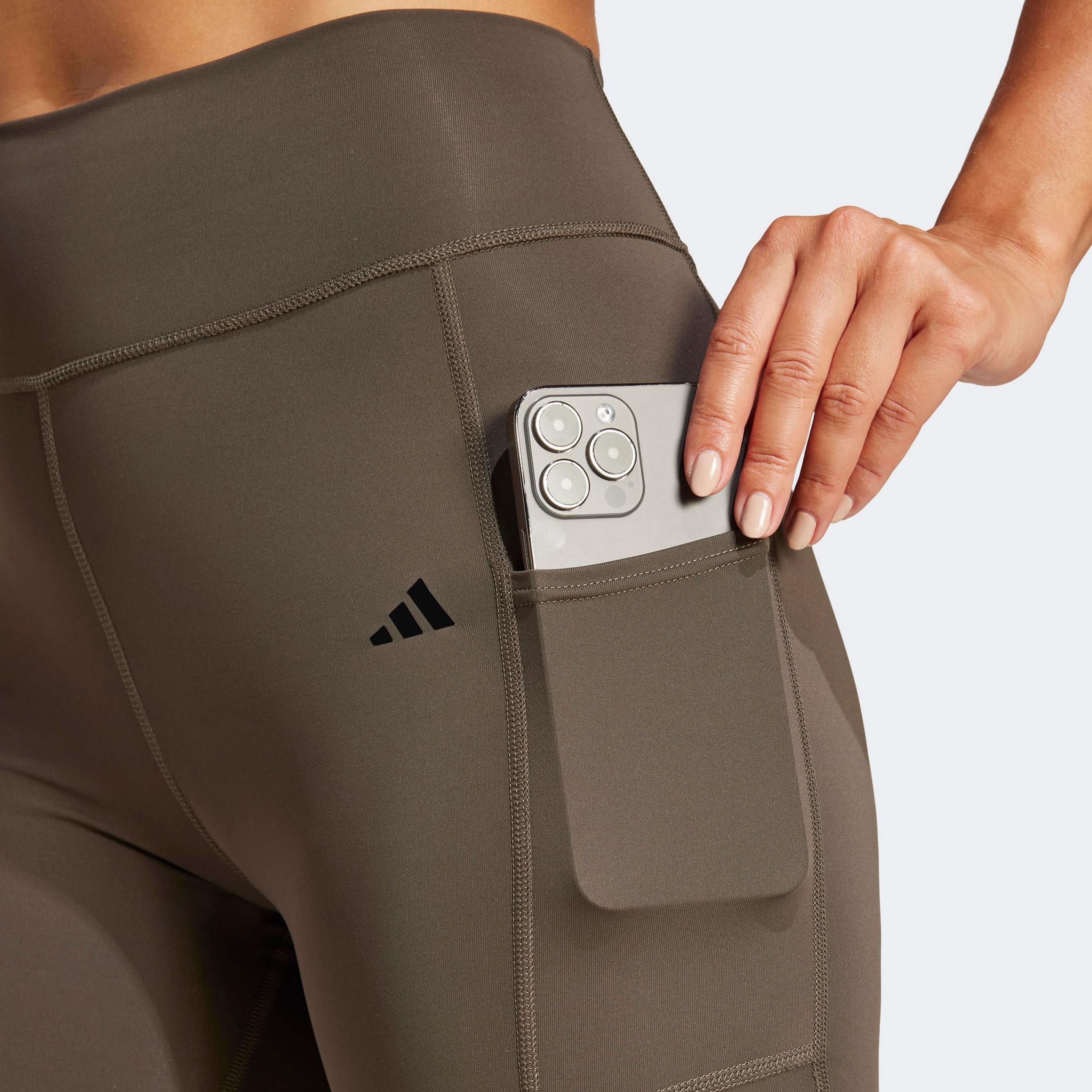 adidas Optime Full-Length Kadın Yeşil Günlük Tayt
