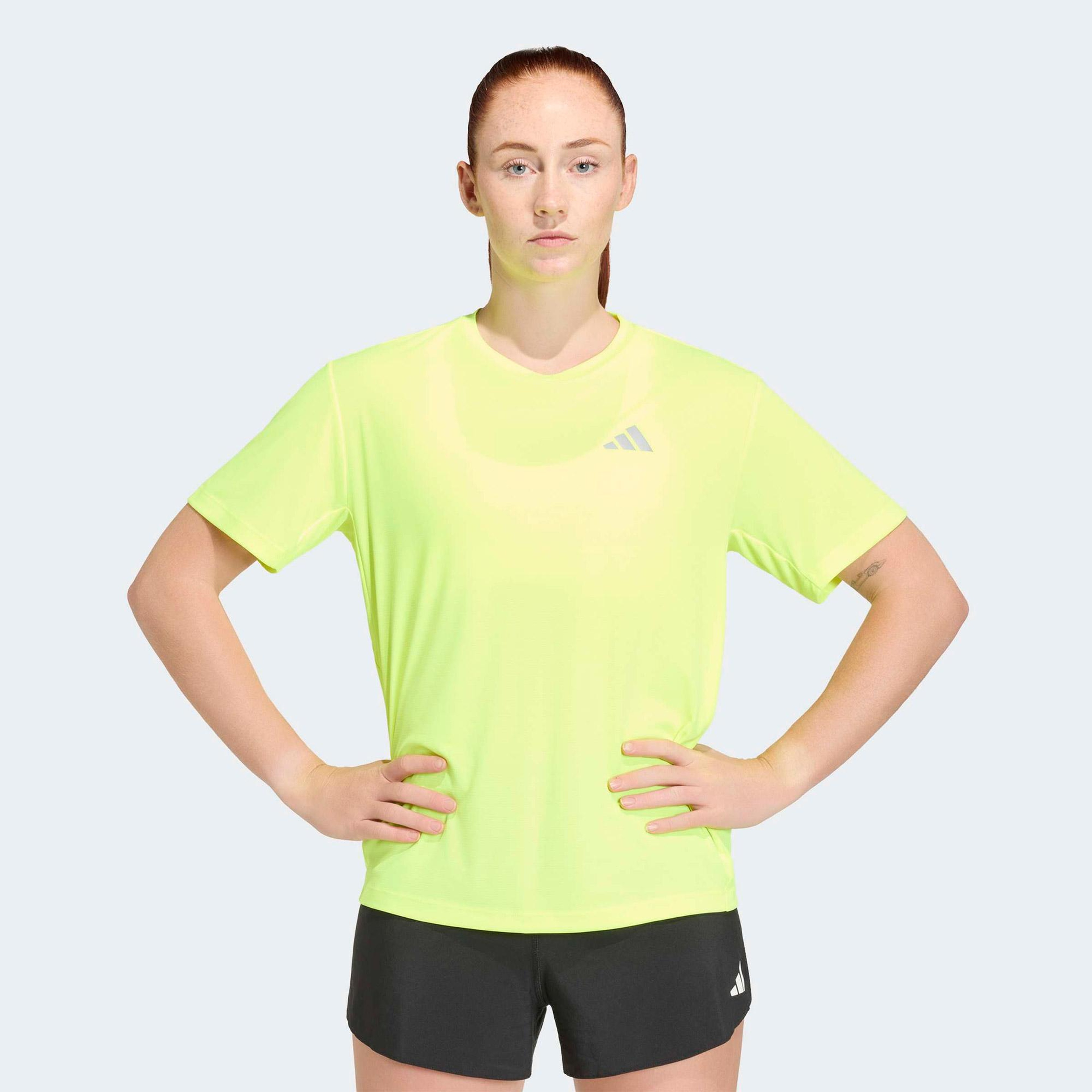 adidas Adi365 Running Essentials Kadın Sarı Koşu T-Shirt
