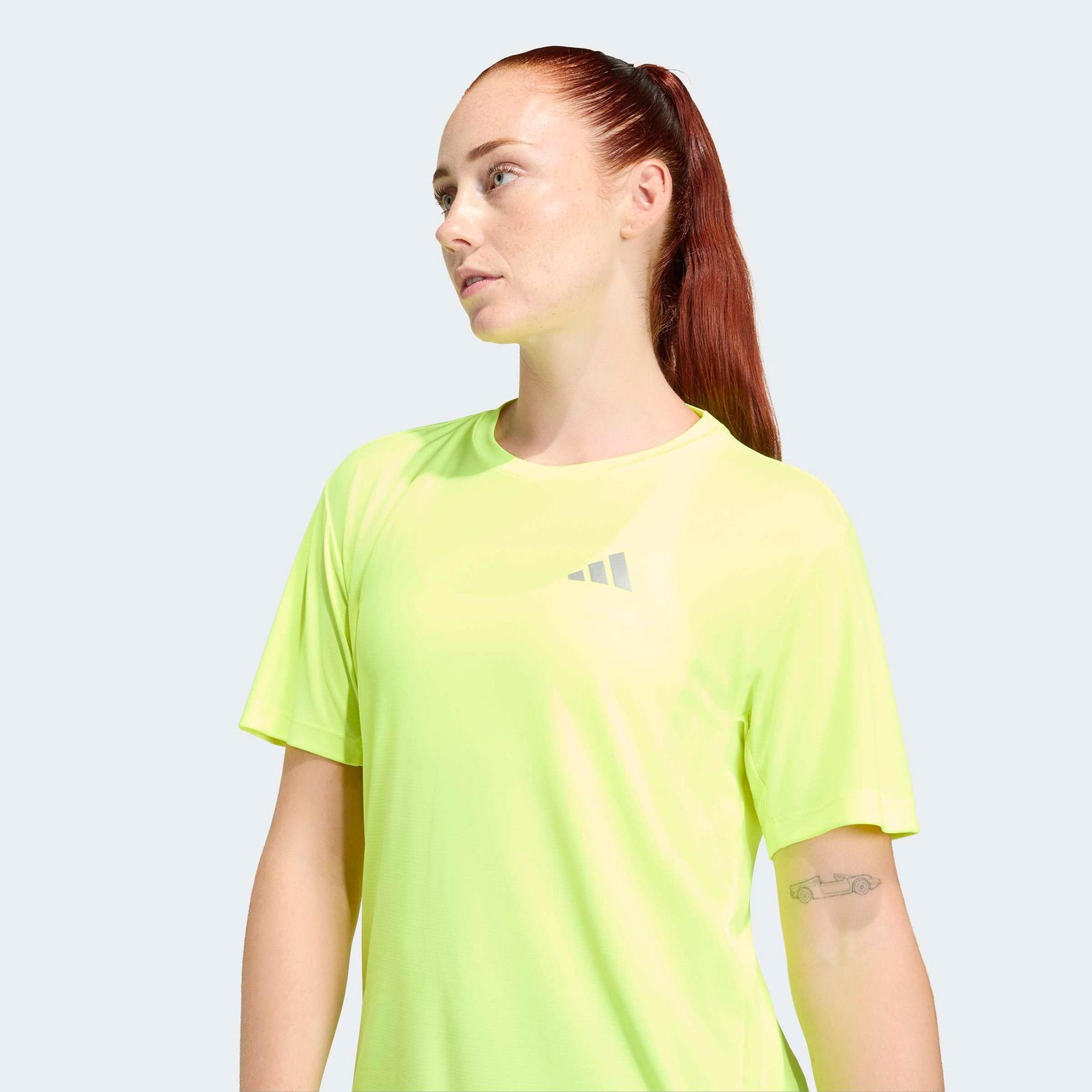 adidas Adi365 Running Essentials Kadın Sarı Koşu T-Shirt