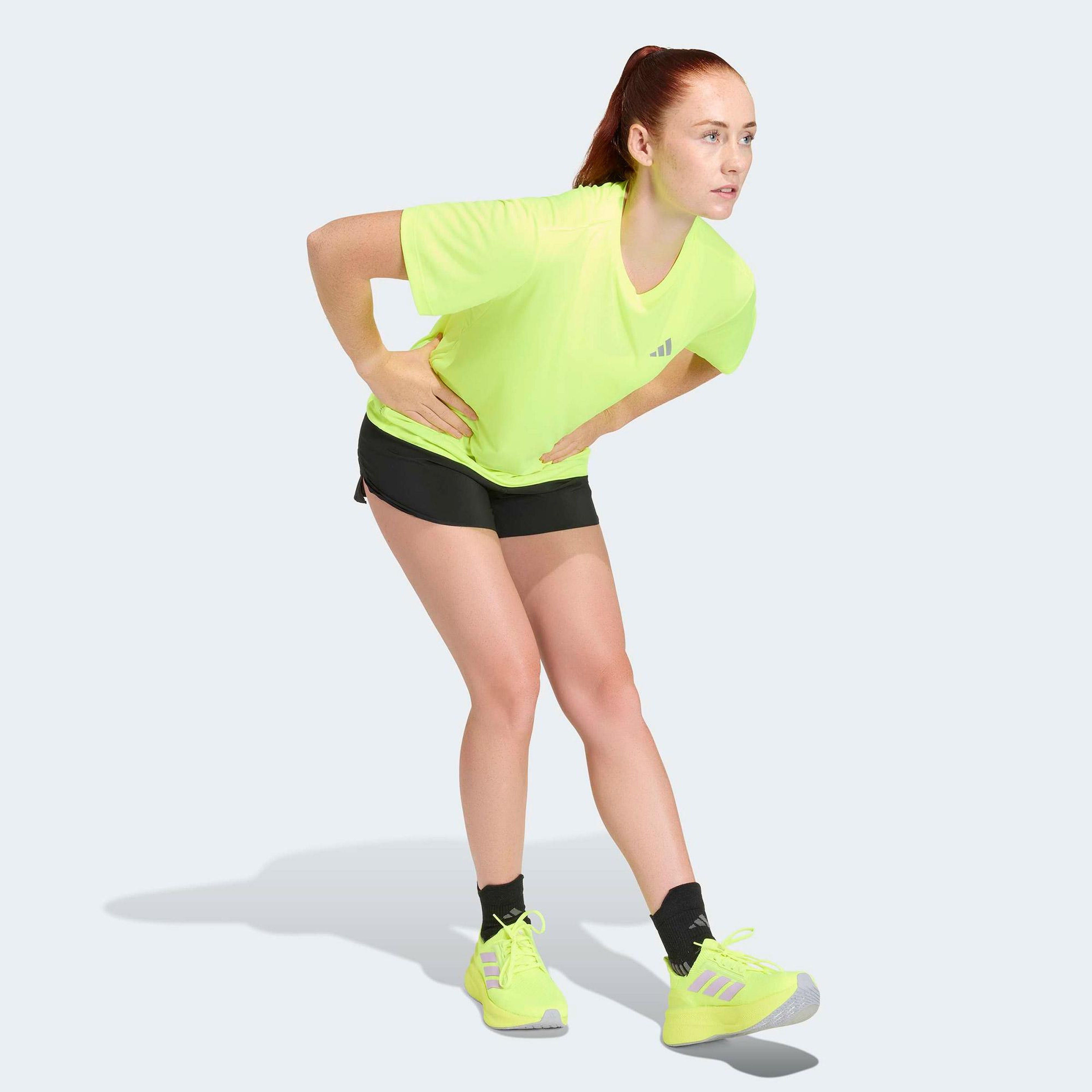 adidas Adi365 Running Essentials Kadın Sarı Koşu T-Shirt