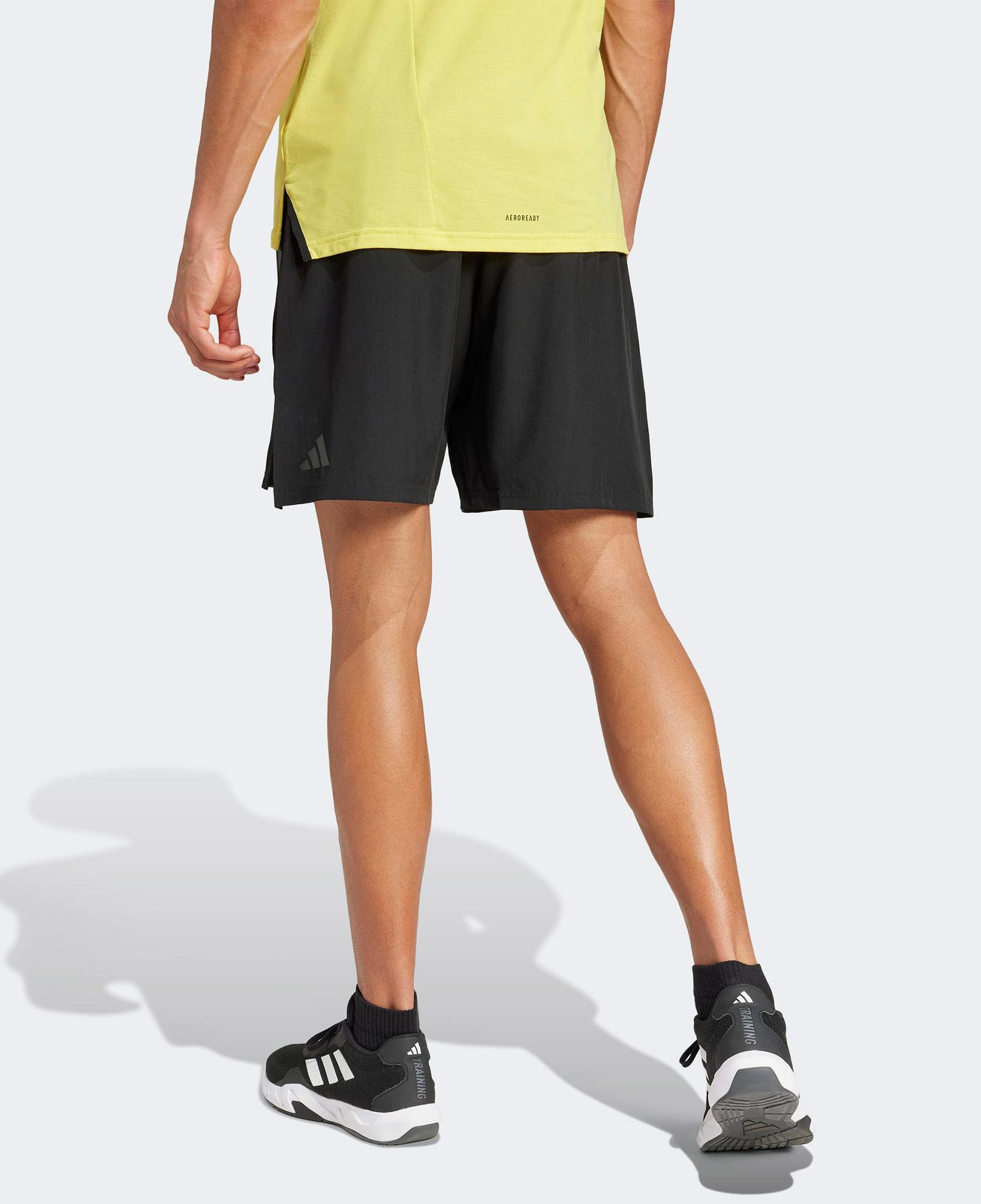 adidas Designed For Training 3 Stripes Erkek Siyah Antrenman Şortu