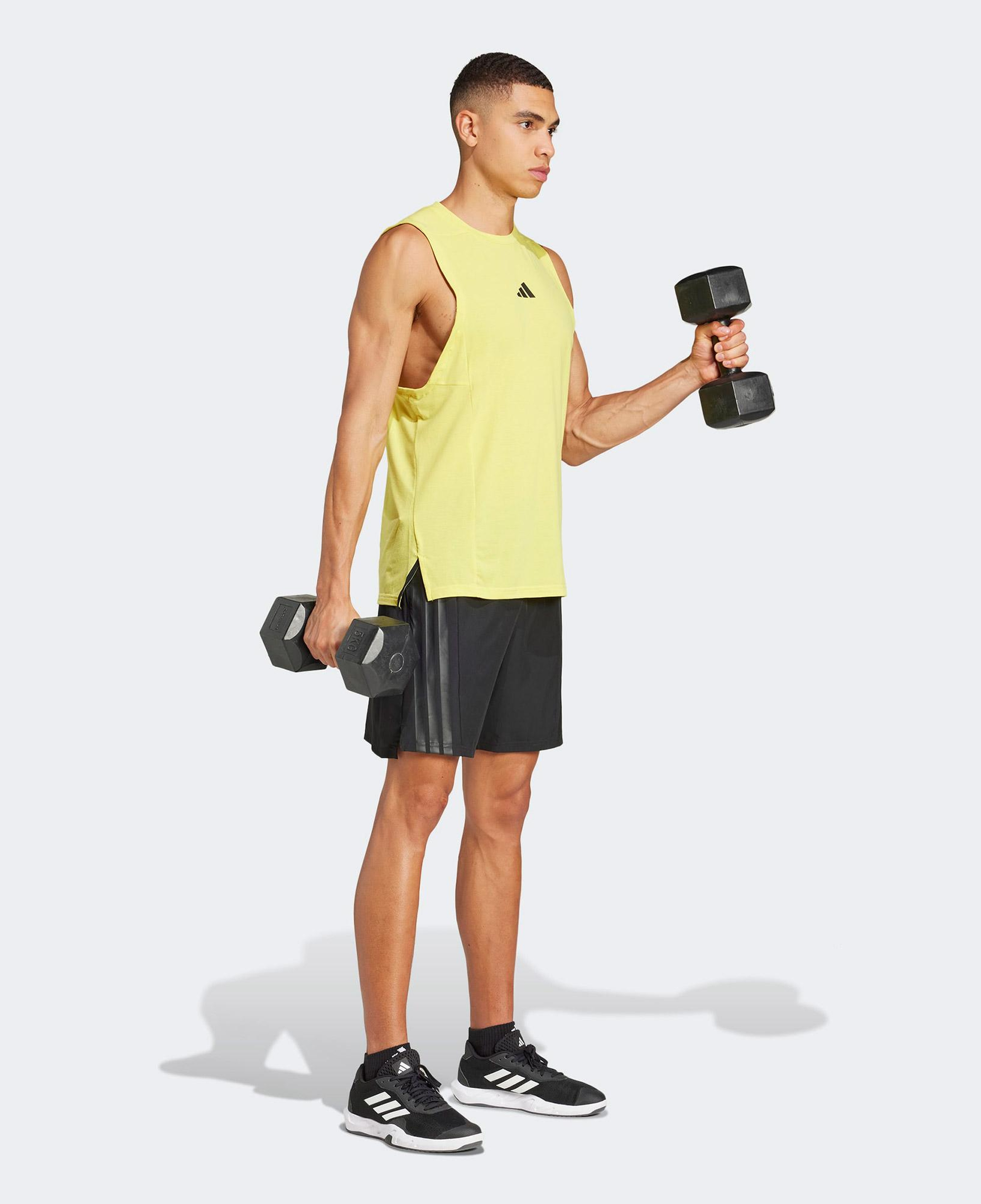 adidas Designed For Training 3 Stripes Erkek Siyah Antrenman Şortu