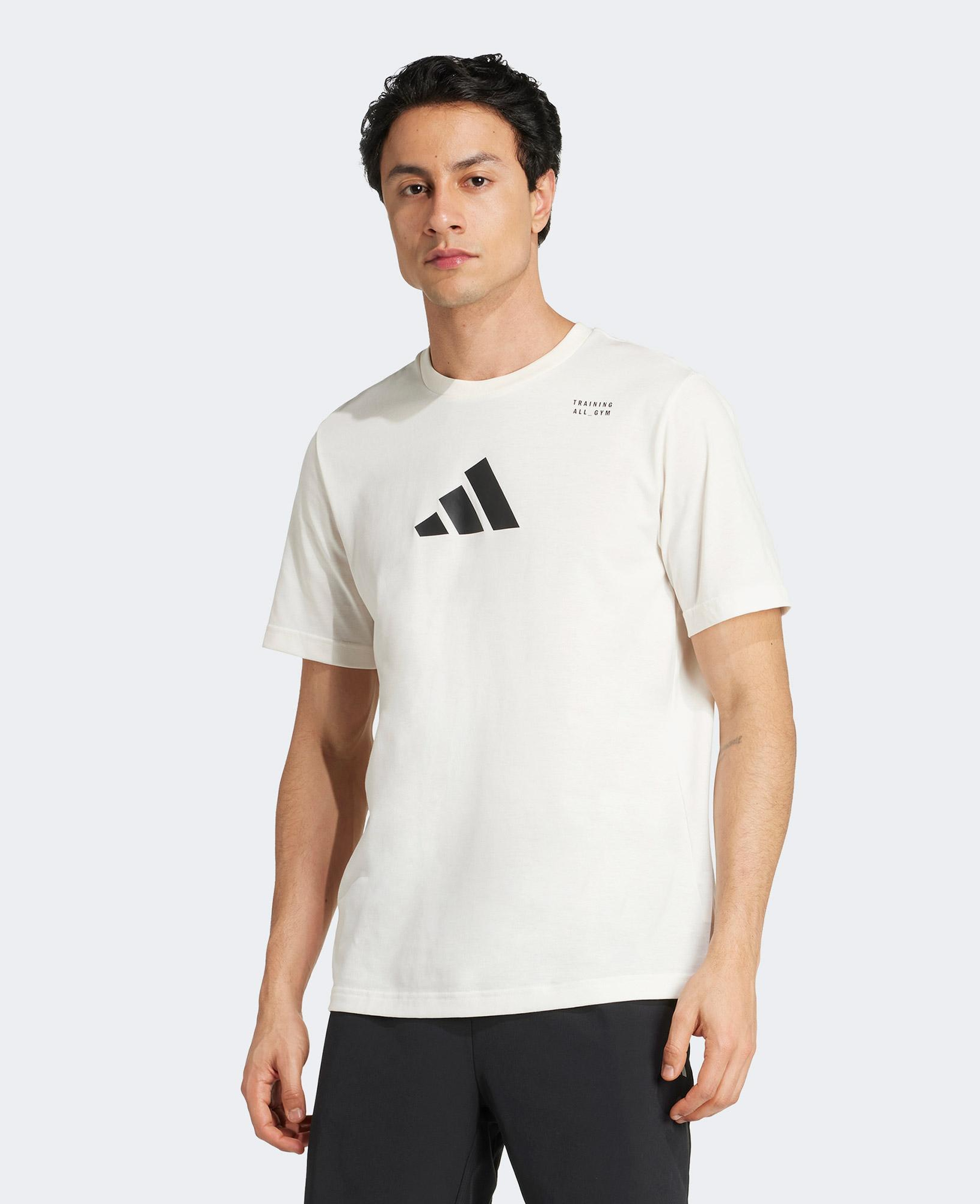 adidas Climacool Category Training Graphic Erkek Beyaz Antrenman T-Shirt