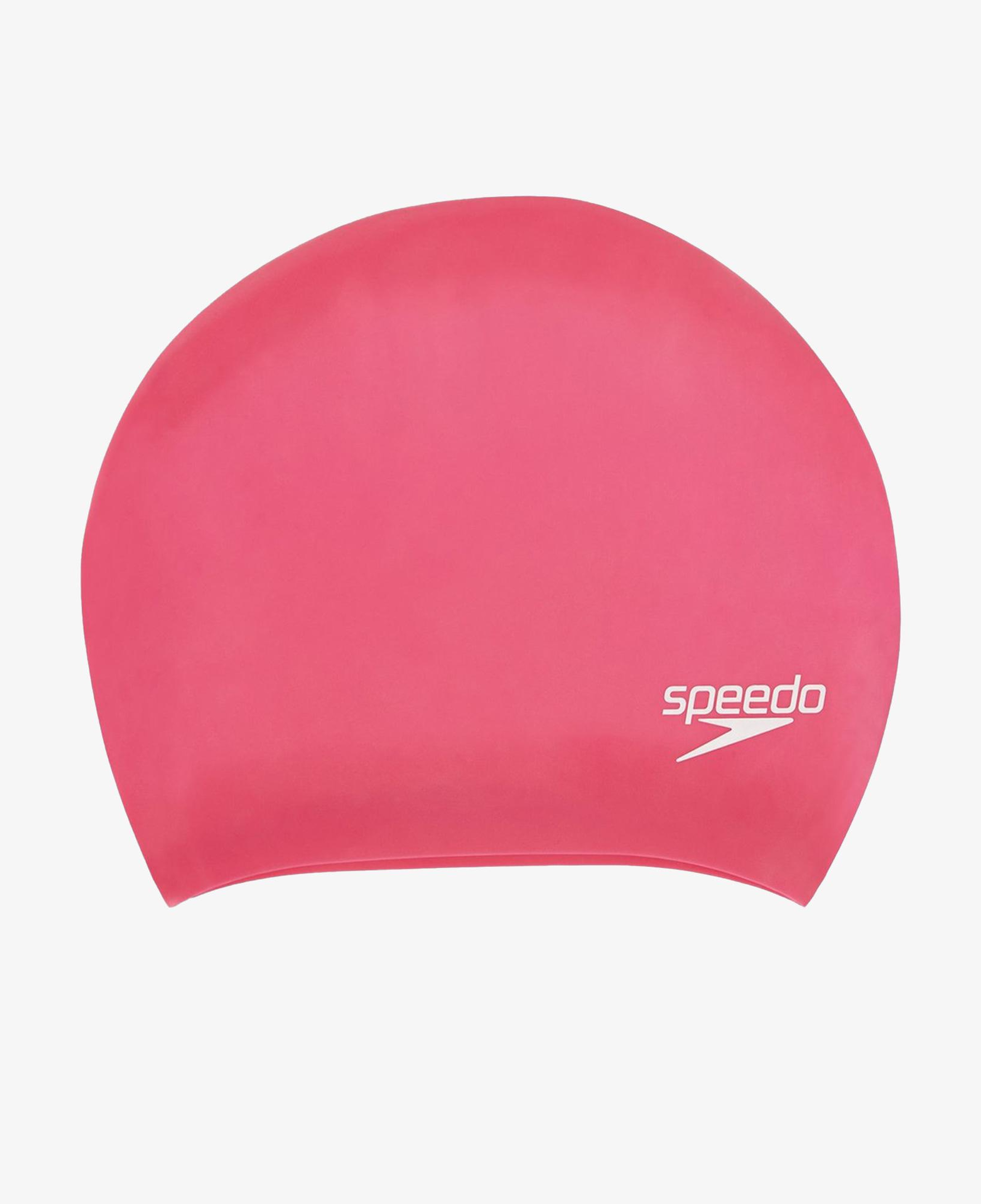 Speedo Long Hair Cap Au Unisex Pembe Yüzücü Bonesi