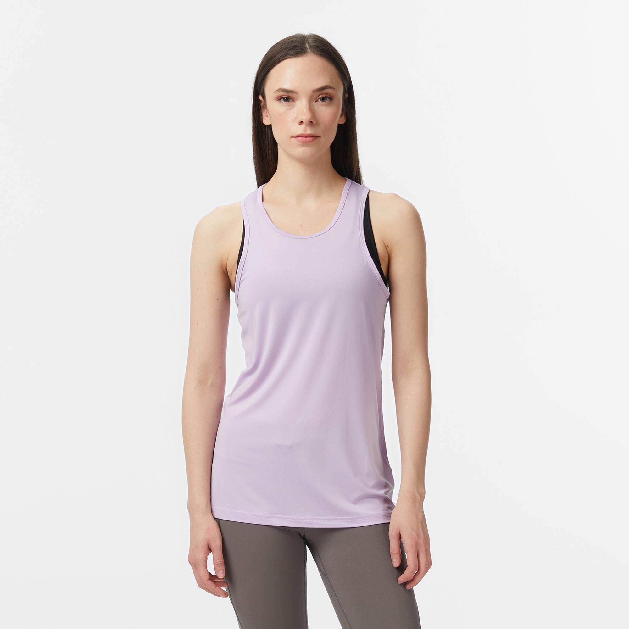Energetics Glory VI SL Kadın Mor Antrenman T-Shirt