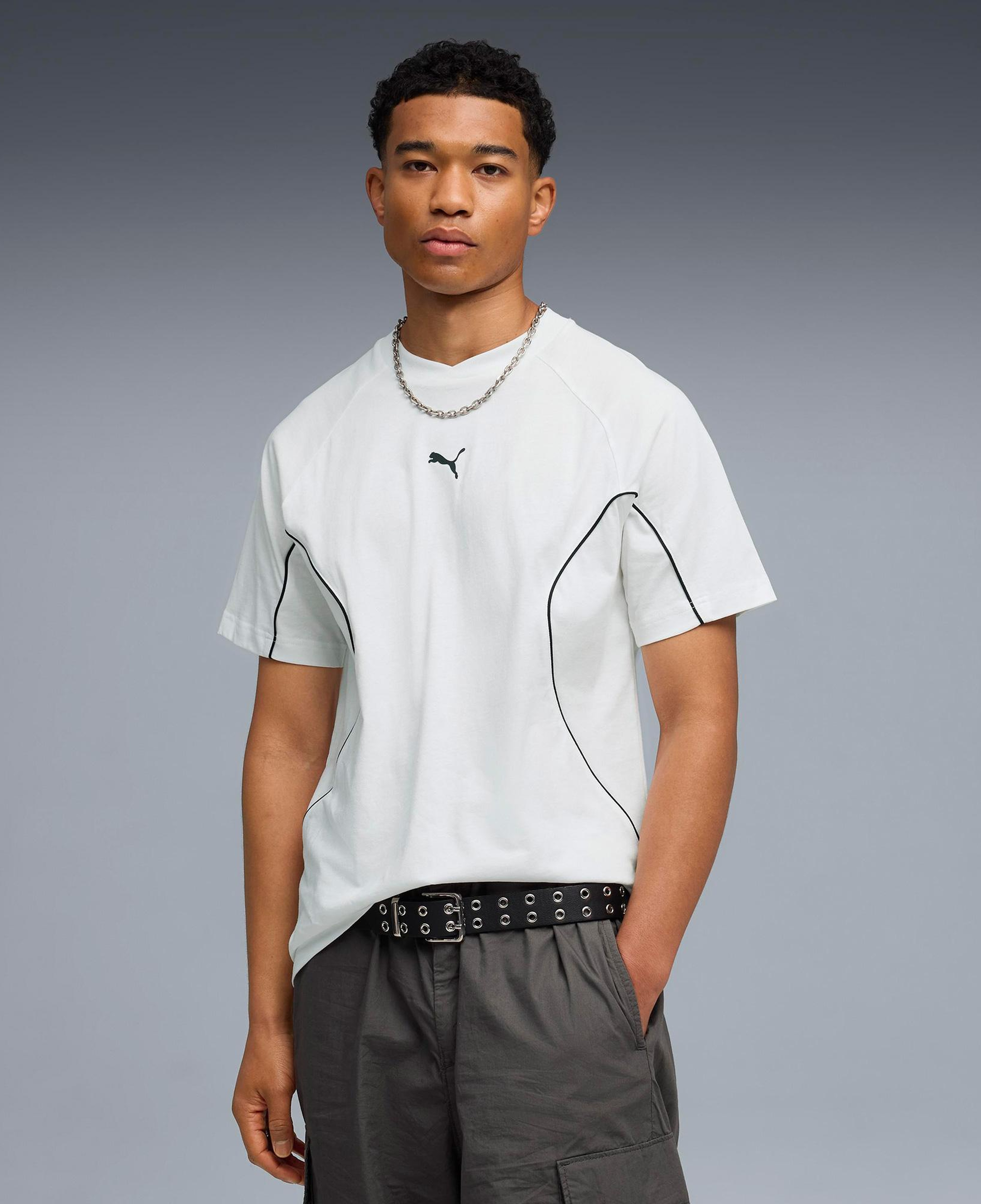 Puma Sport Erkek Beyaz T-Shirt