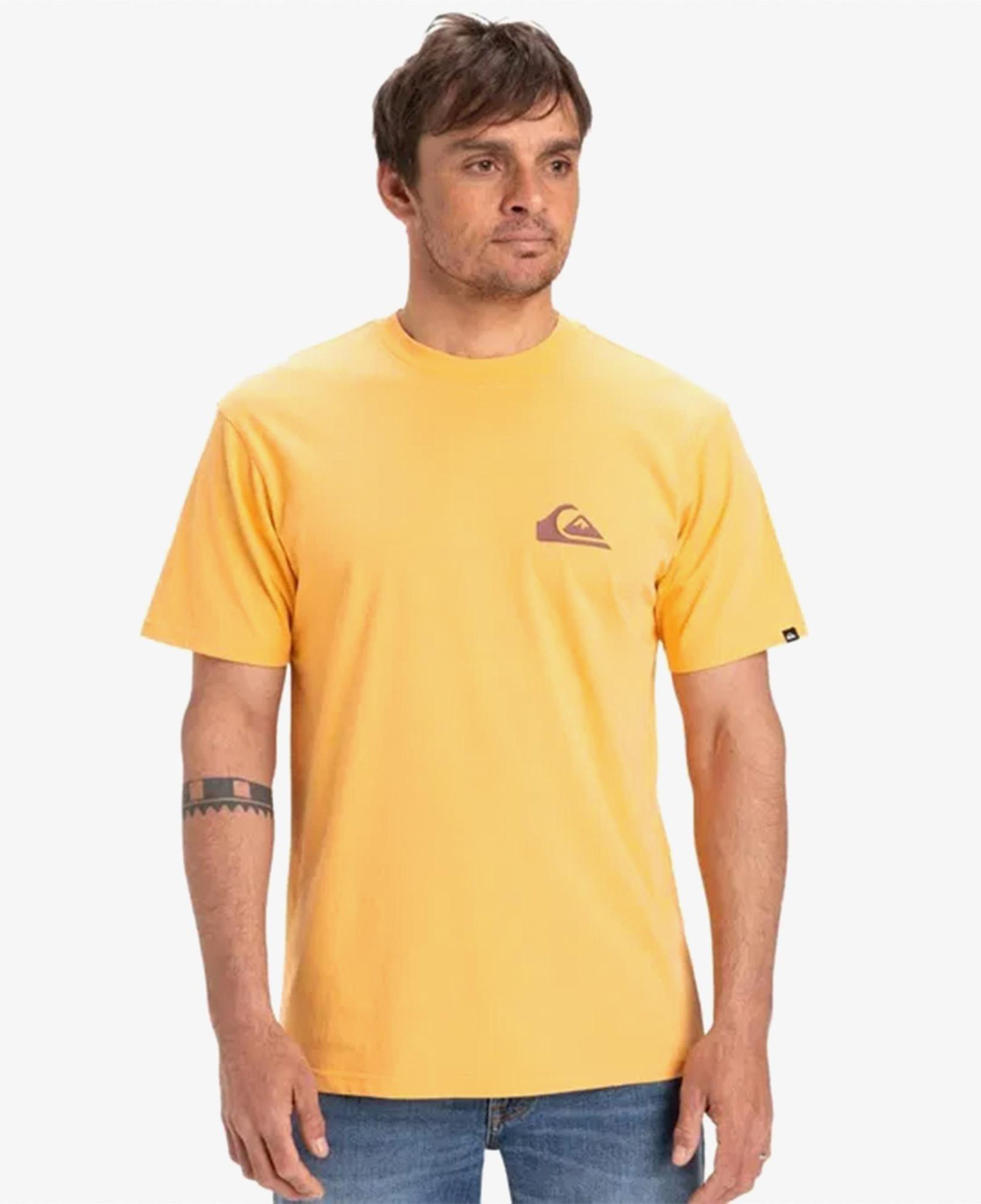 Quiksilver Ev Mini Logo Ss Erkek Sarı T-Shirt