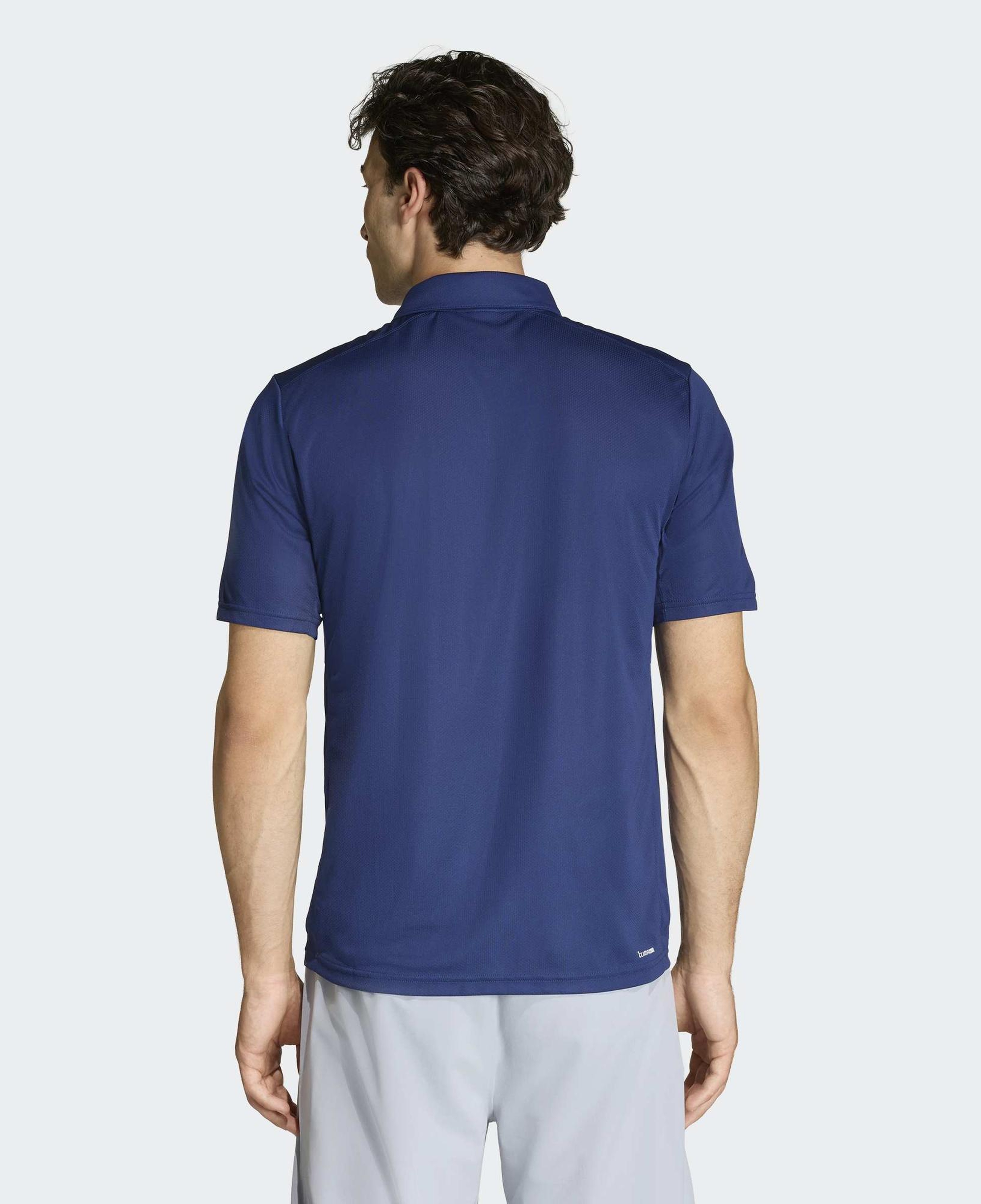 adidas Workout Essentials Base Erkek Mavi Antrenman Polo