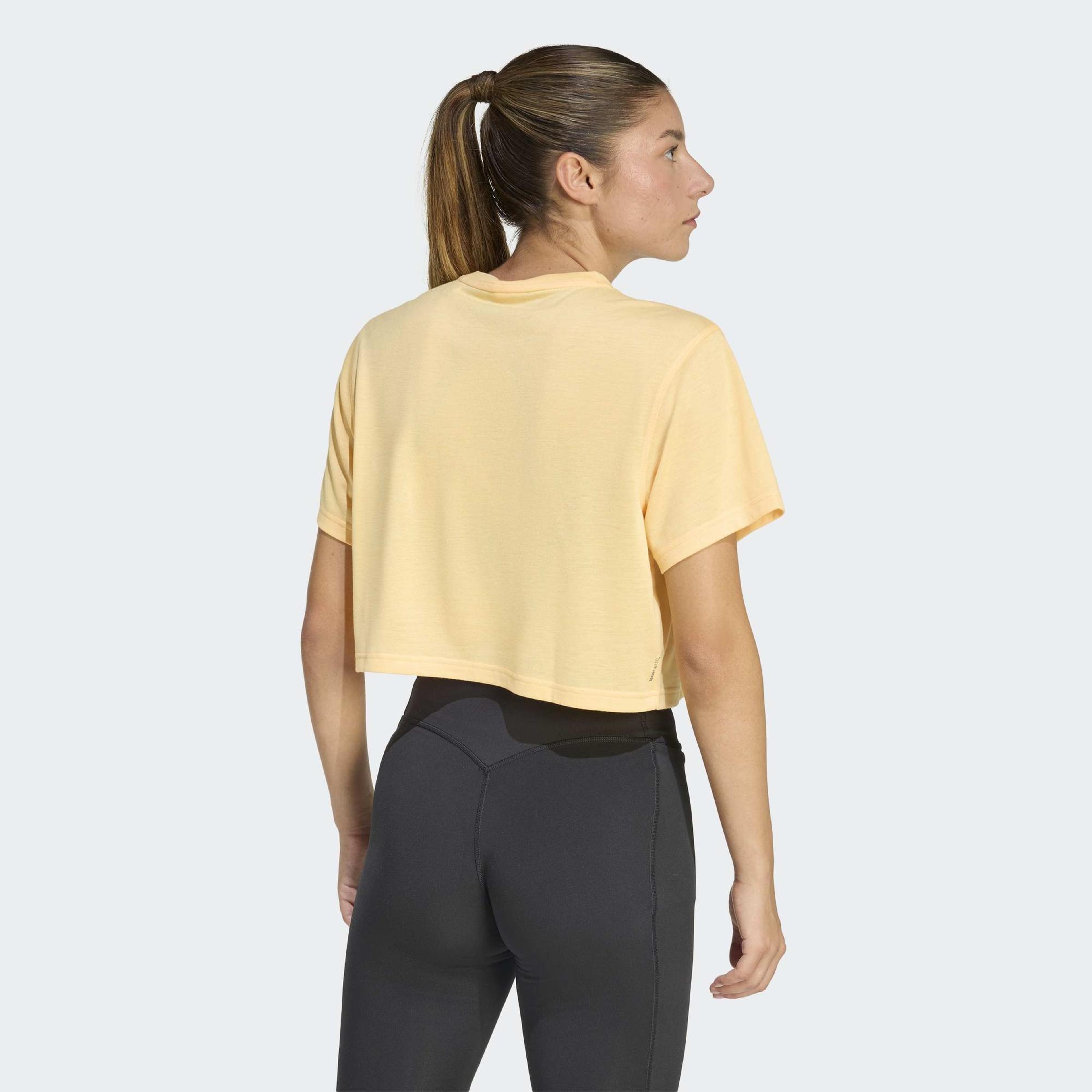 adidas Train Essentials Boxy Workout Kadın Turuncu Antrenman T-Shirt