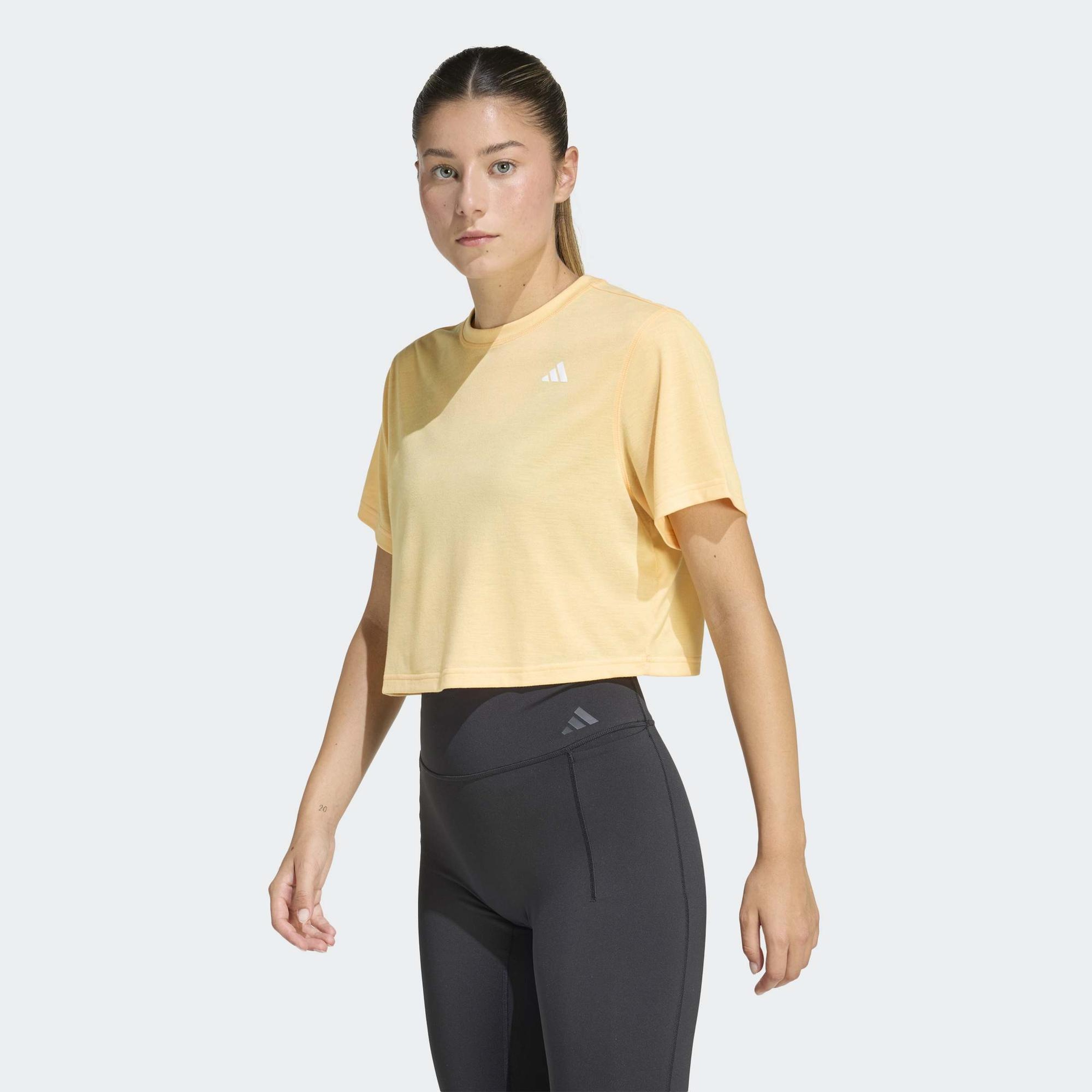 adidas Train Essentials Boxy Workout Kadın Turuncu Antrenman T-Shirt
