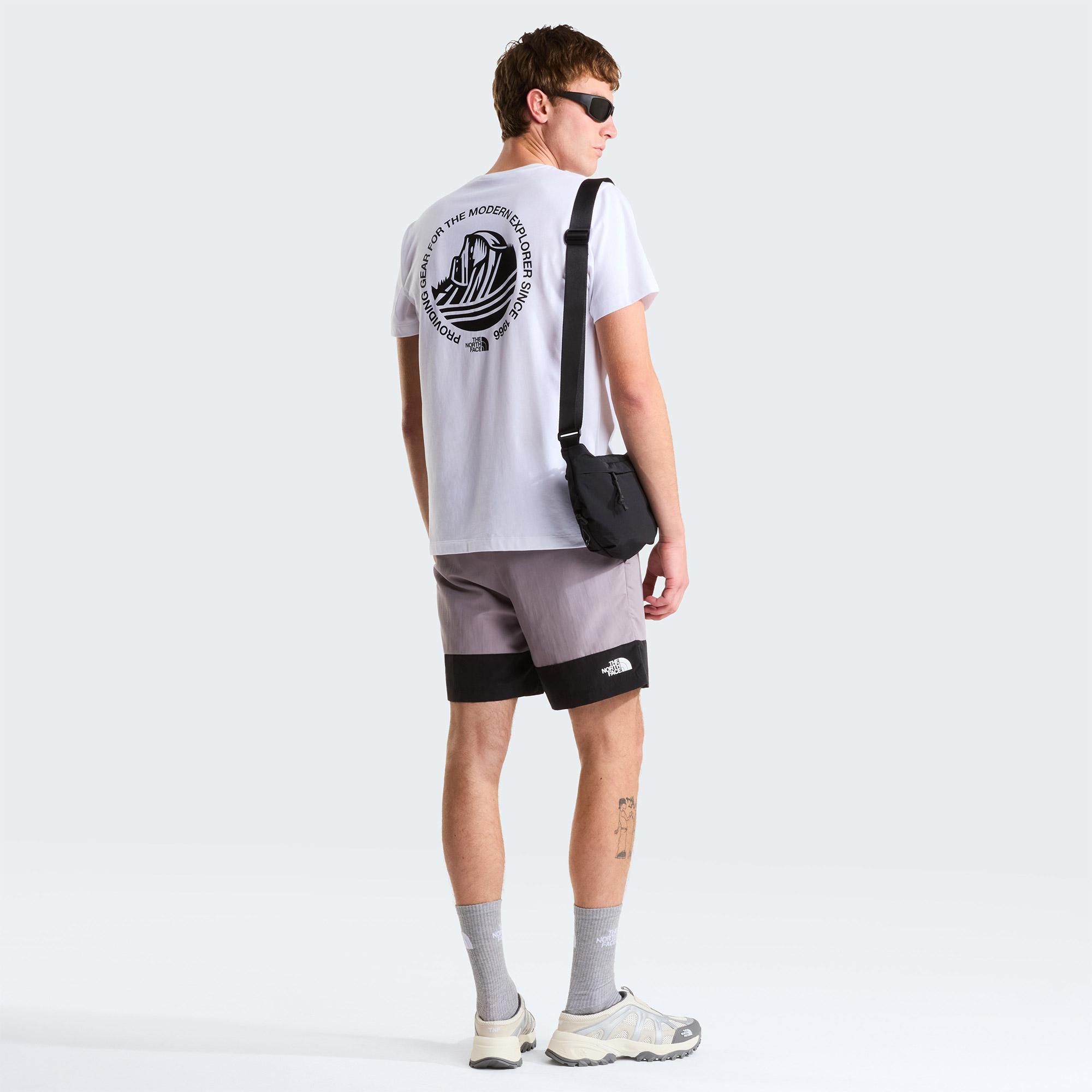 The North Face Monte Regular Short Sleeve Graphic Erkek Beyaz T-Shirt