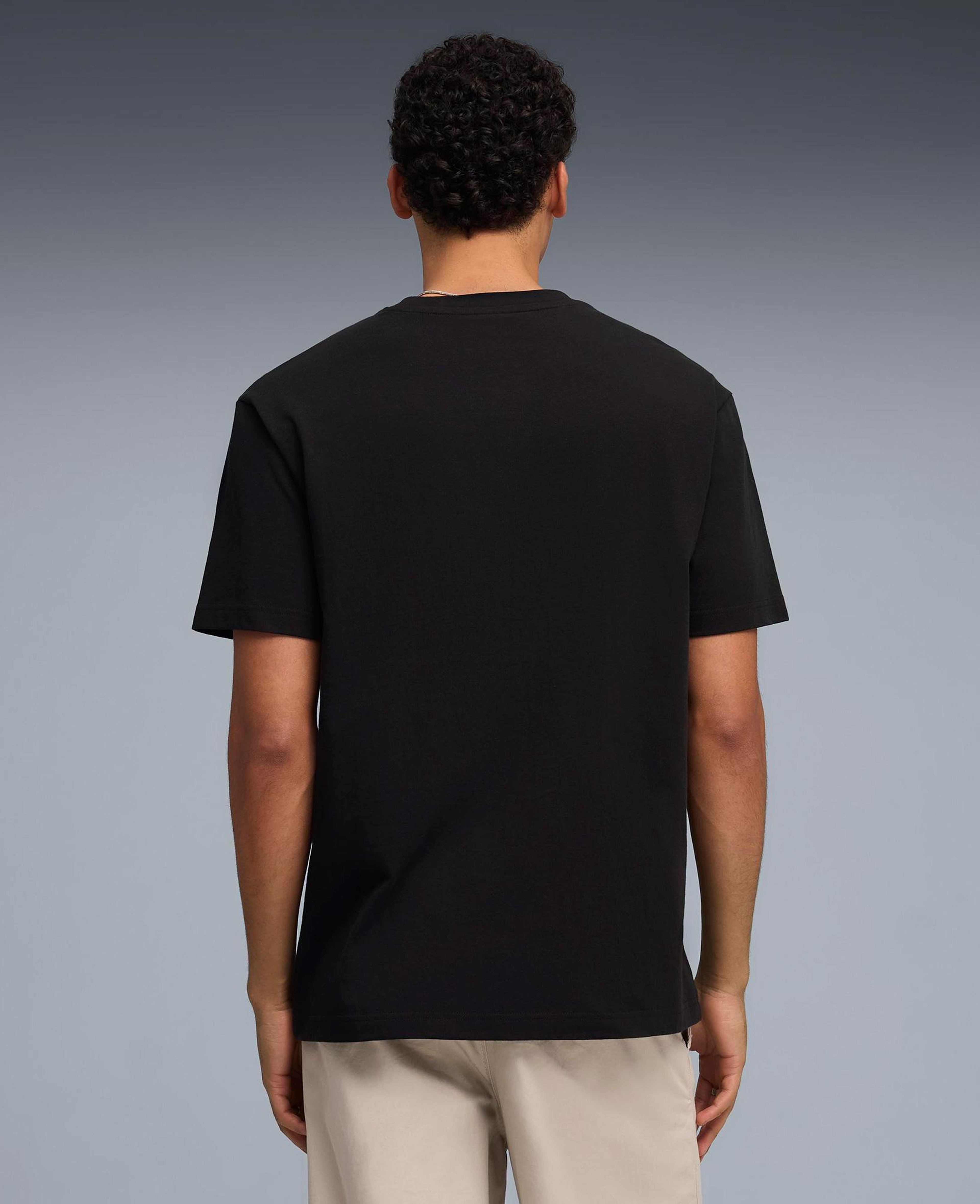 Puma Ess Elevated Cat Logo Erkek Siyah T-Shirt